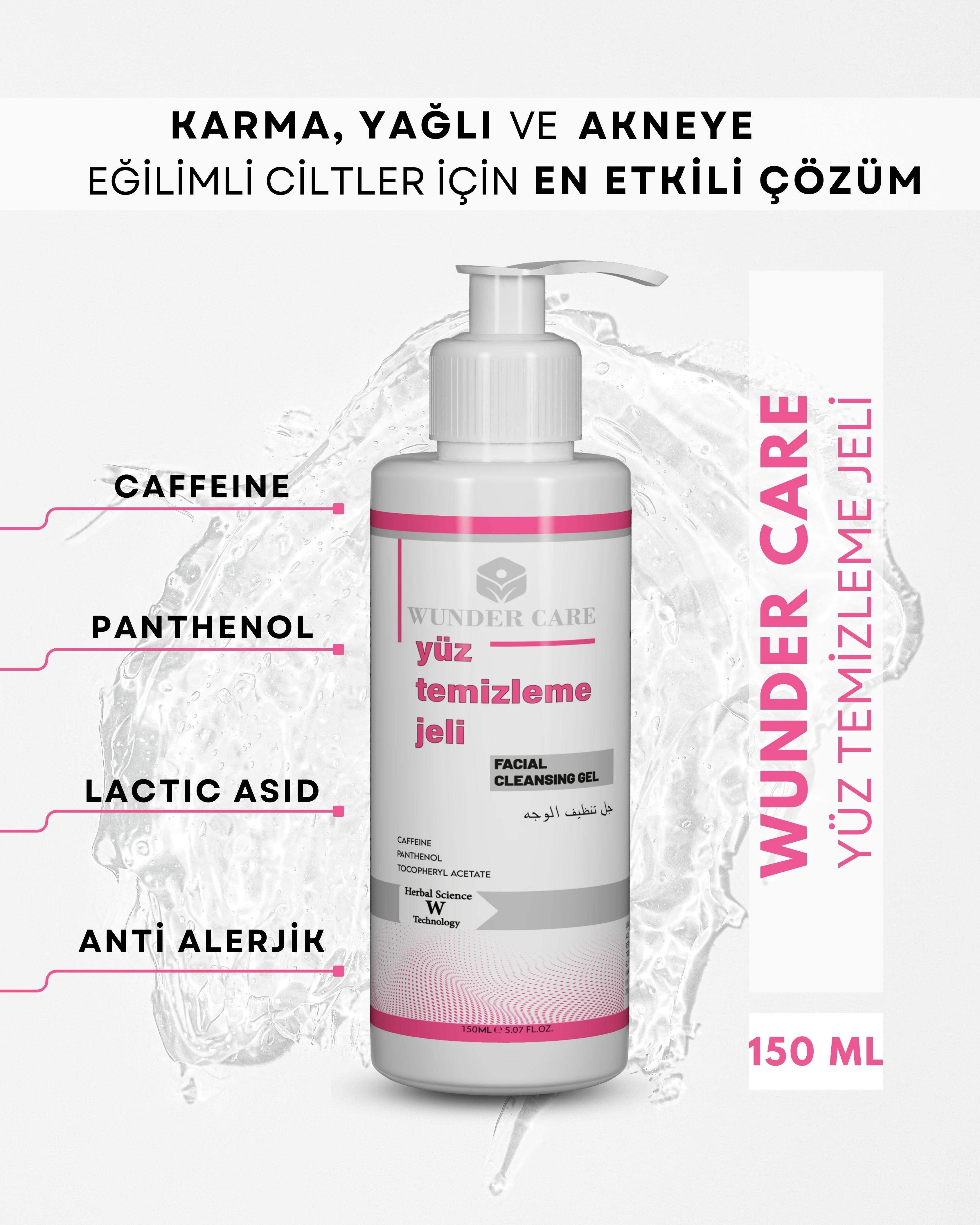 Wunder Care Yüz Temizleme Jeli 150 ML