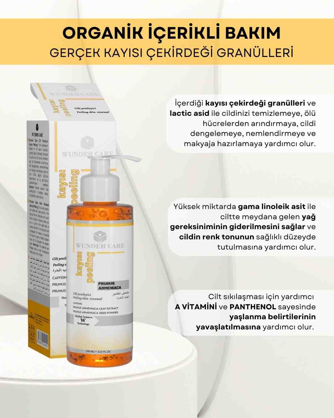 Wunder Care Kayısı Peeling 200 ML