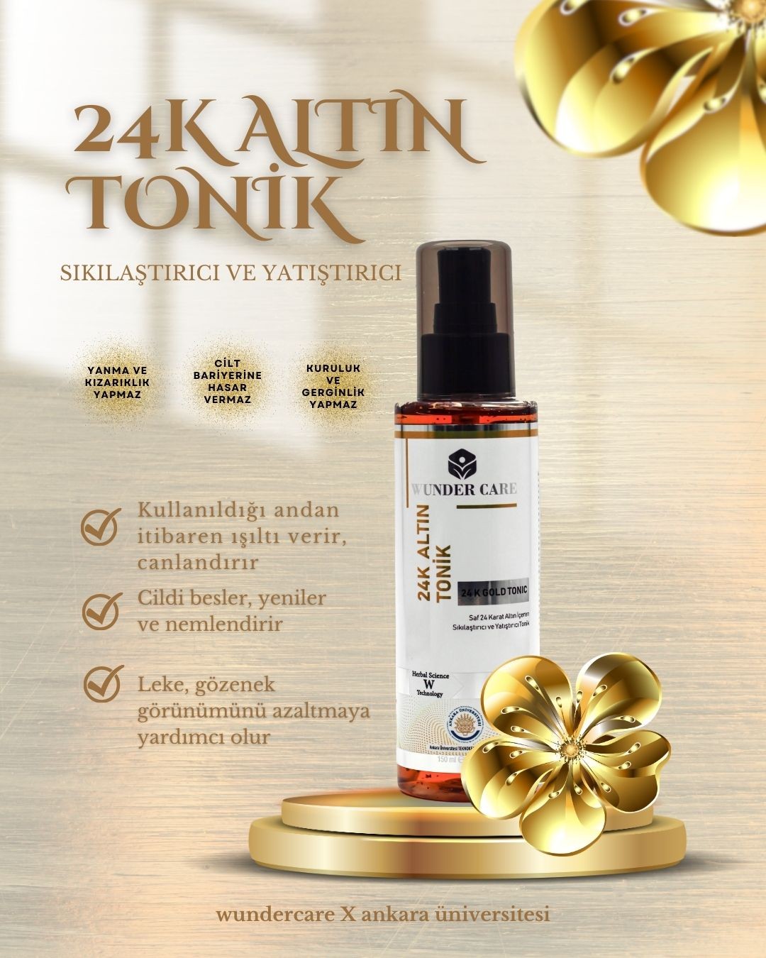 24K Altın Tonik
