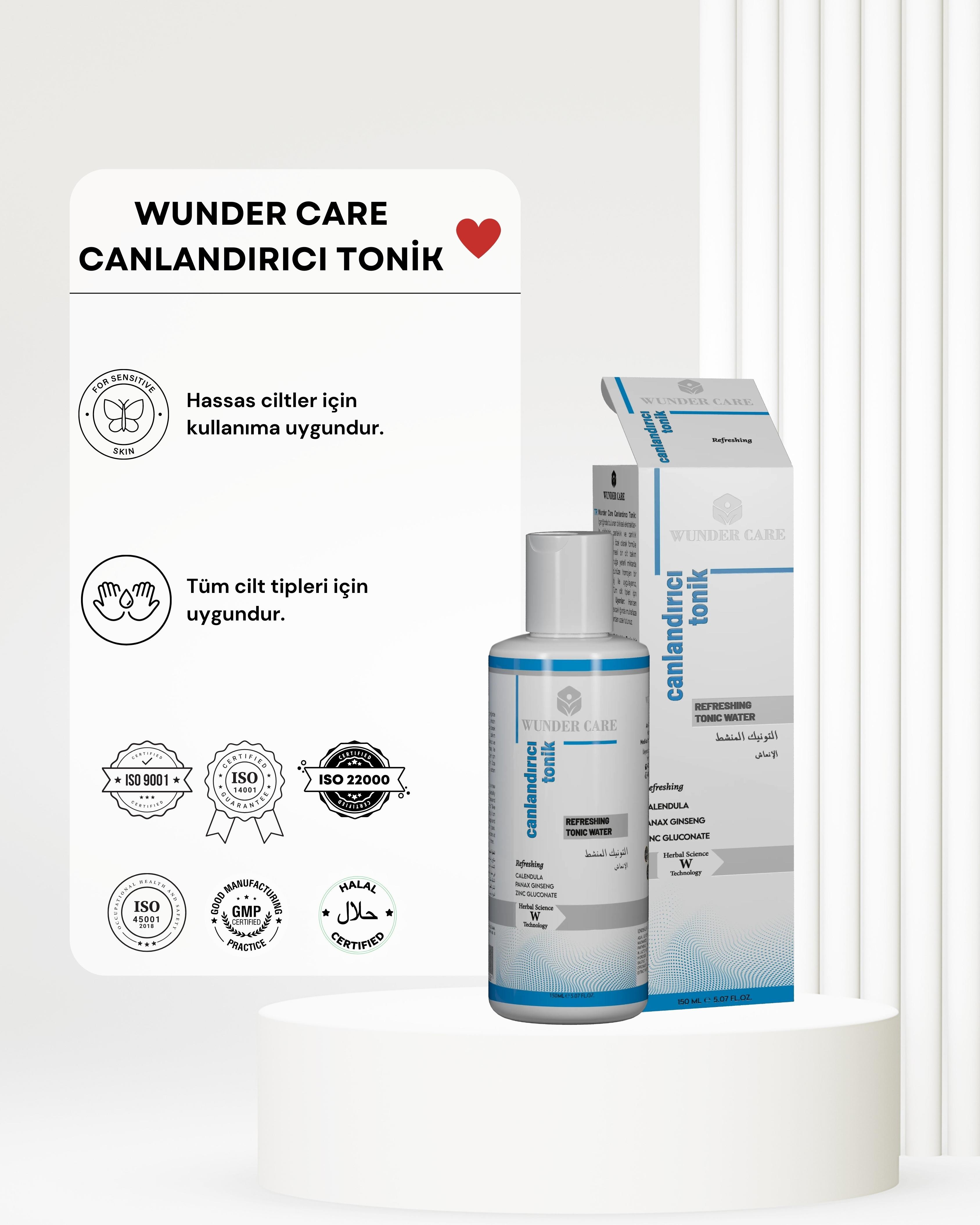 Wunder Care Canlandırıcı Tonik 150 ML