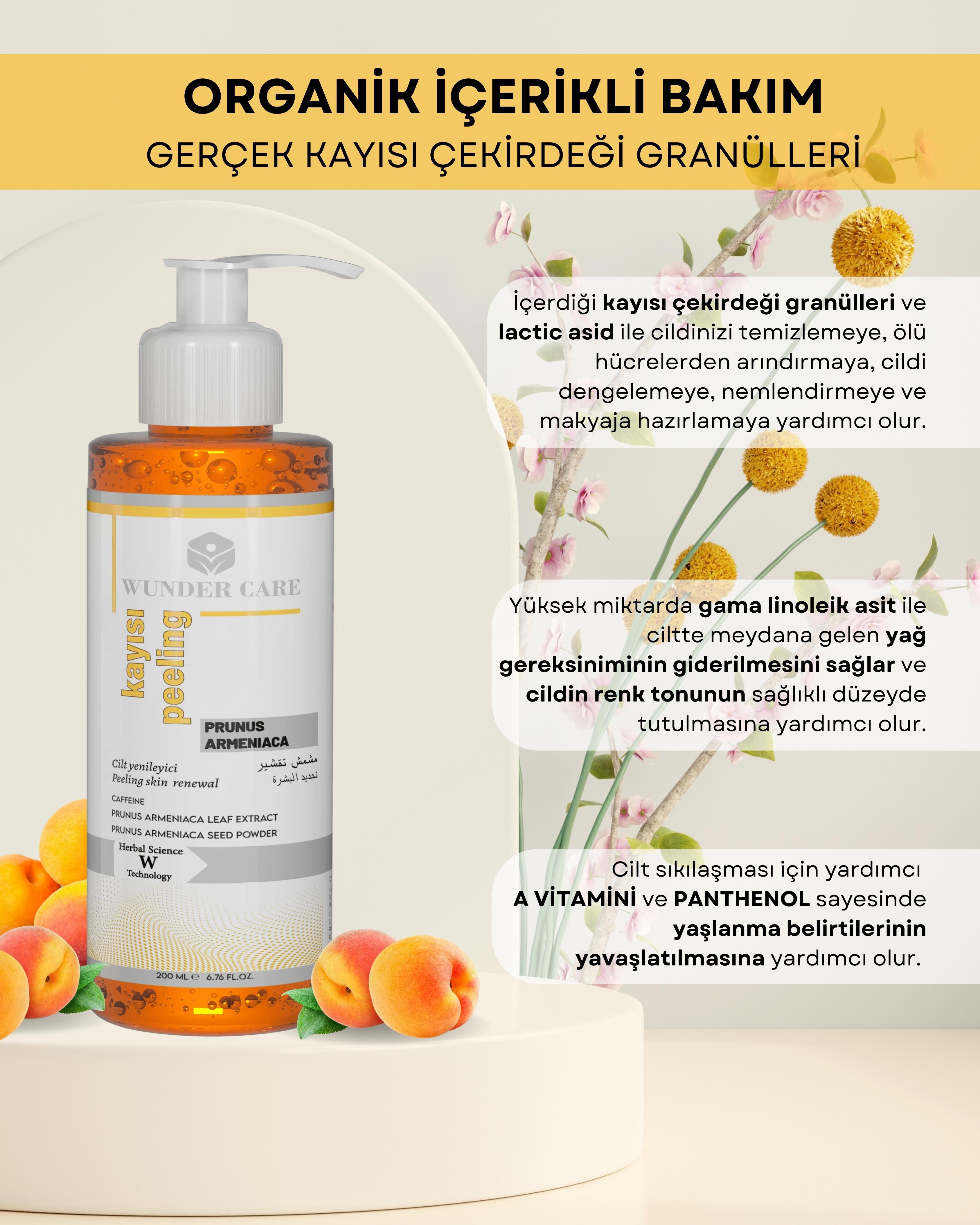 Wunder Care Kayısı Peeling 200 ML