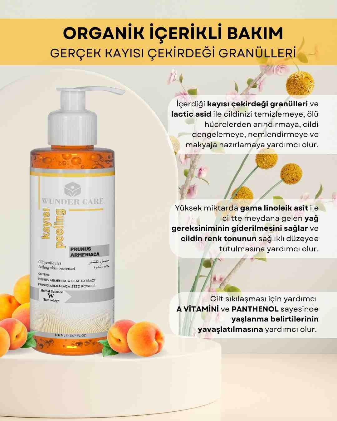 Wunder Care Kayısı Peeling 200 ML