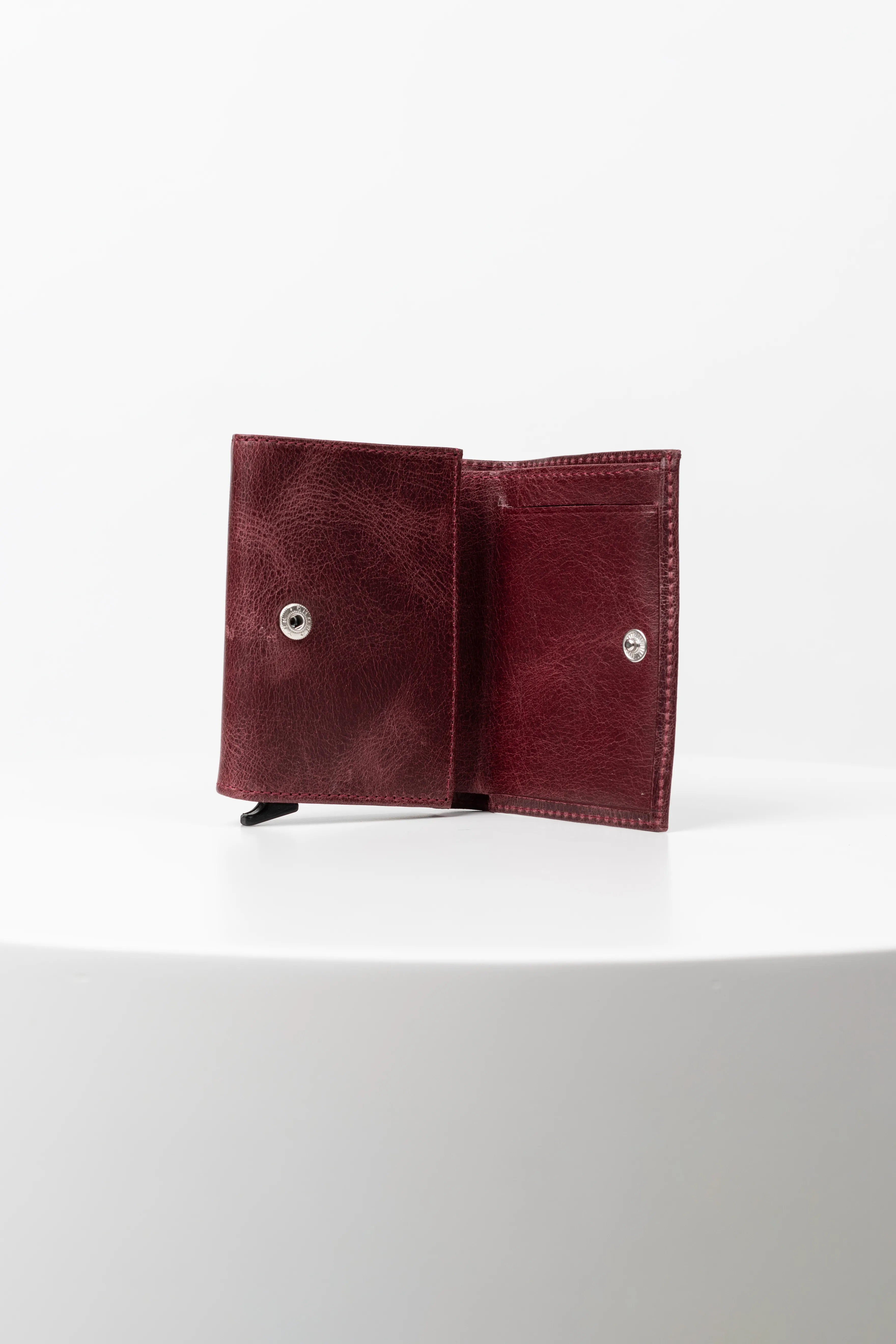 Vances Crazy Hakiki Deri Mekanizmalı Cüzdan