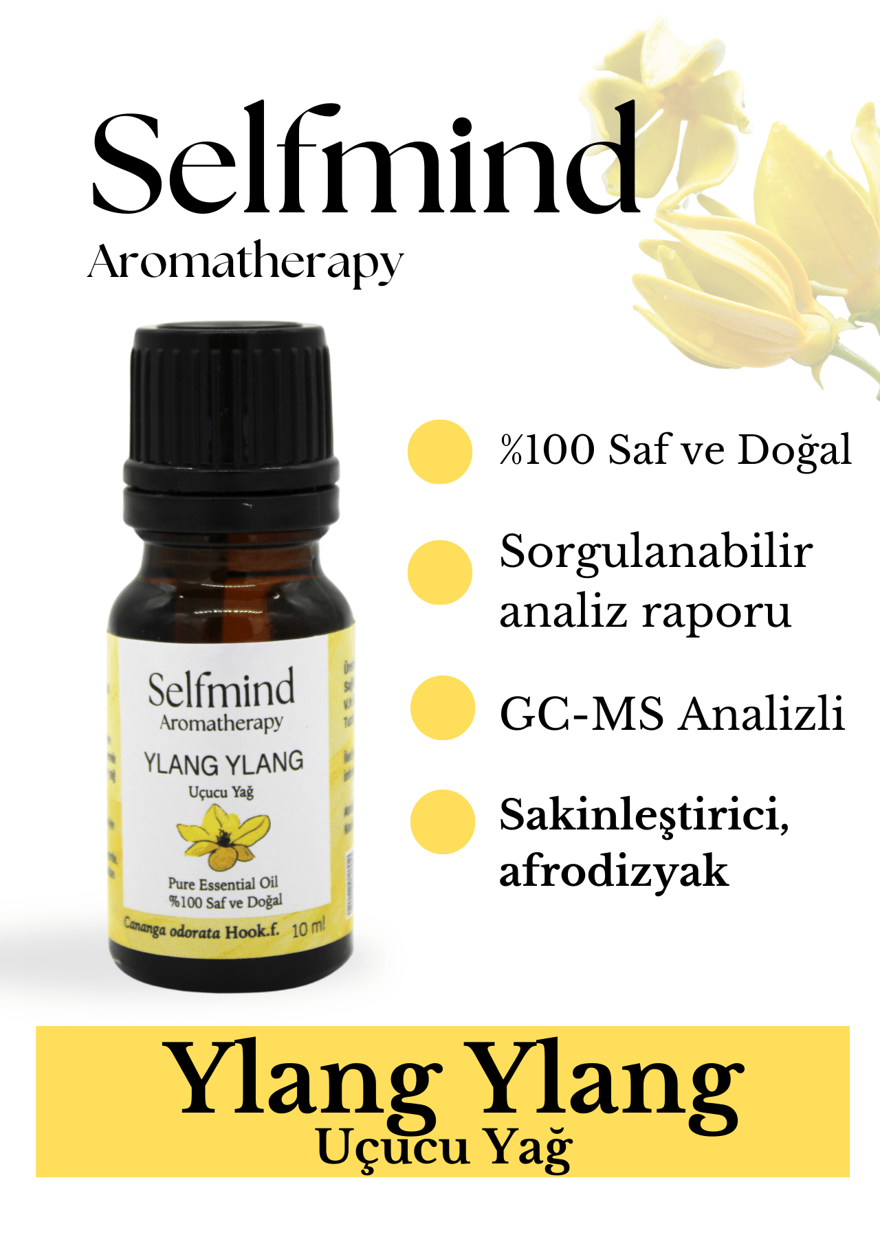 Ylang Ylang Uçucu Yağı (Cananga odarata) Kananga