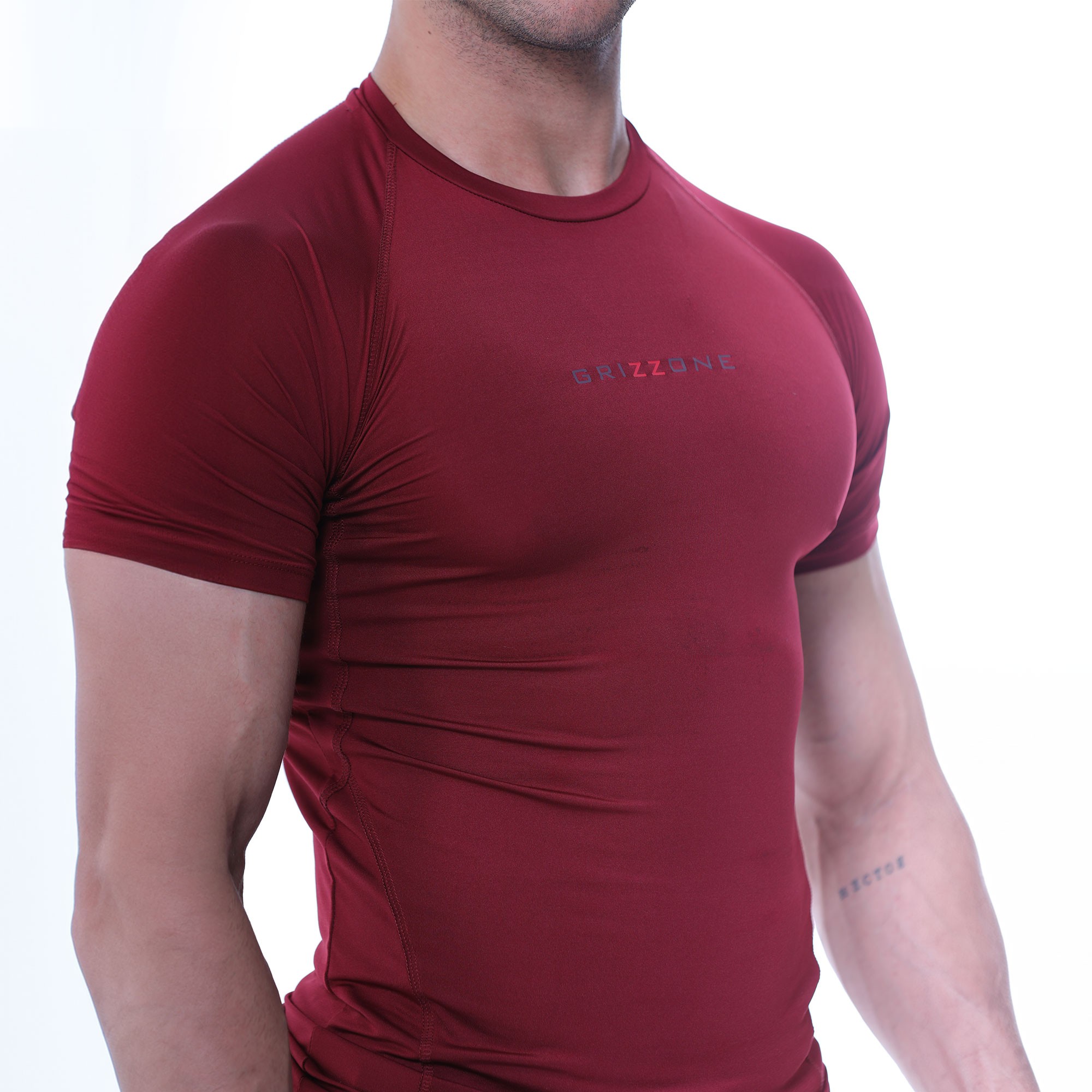 Grizzone Şekillendirici Compression Body (Erkek) - BORDO