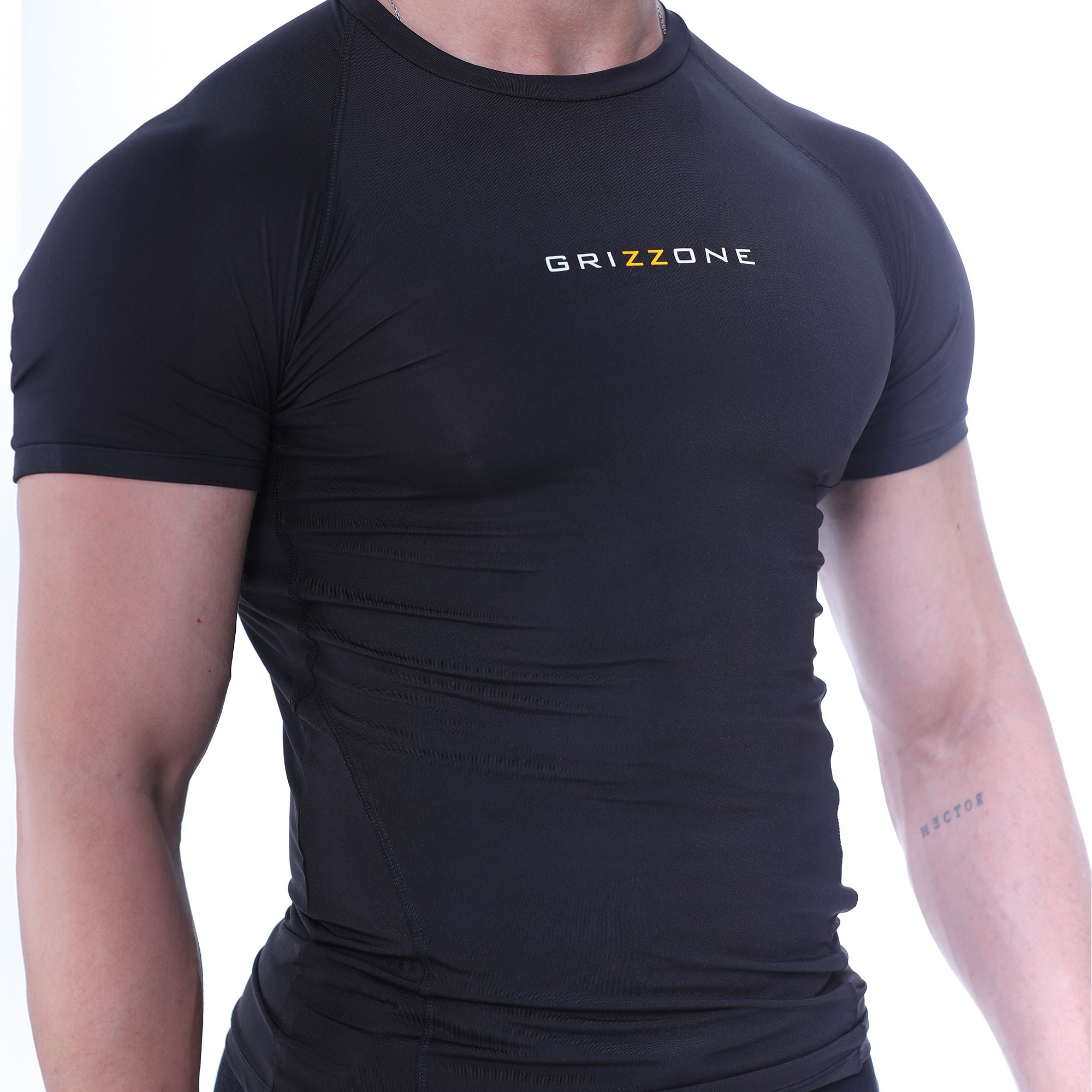 Grizzone Şekillendirici Compression Body (Erkek) - SİYAH