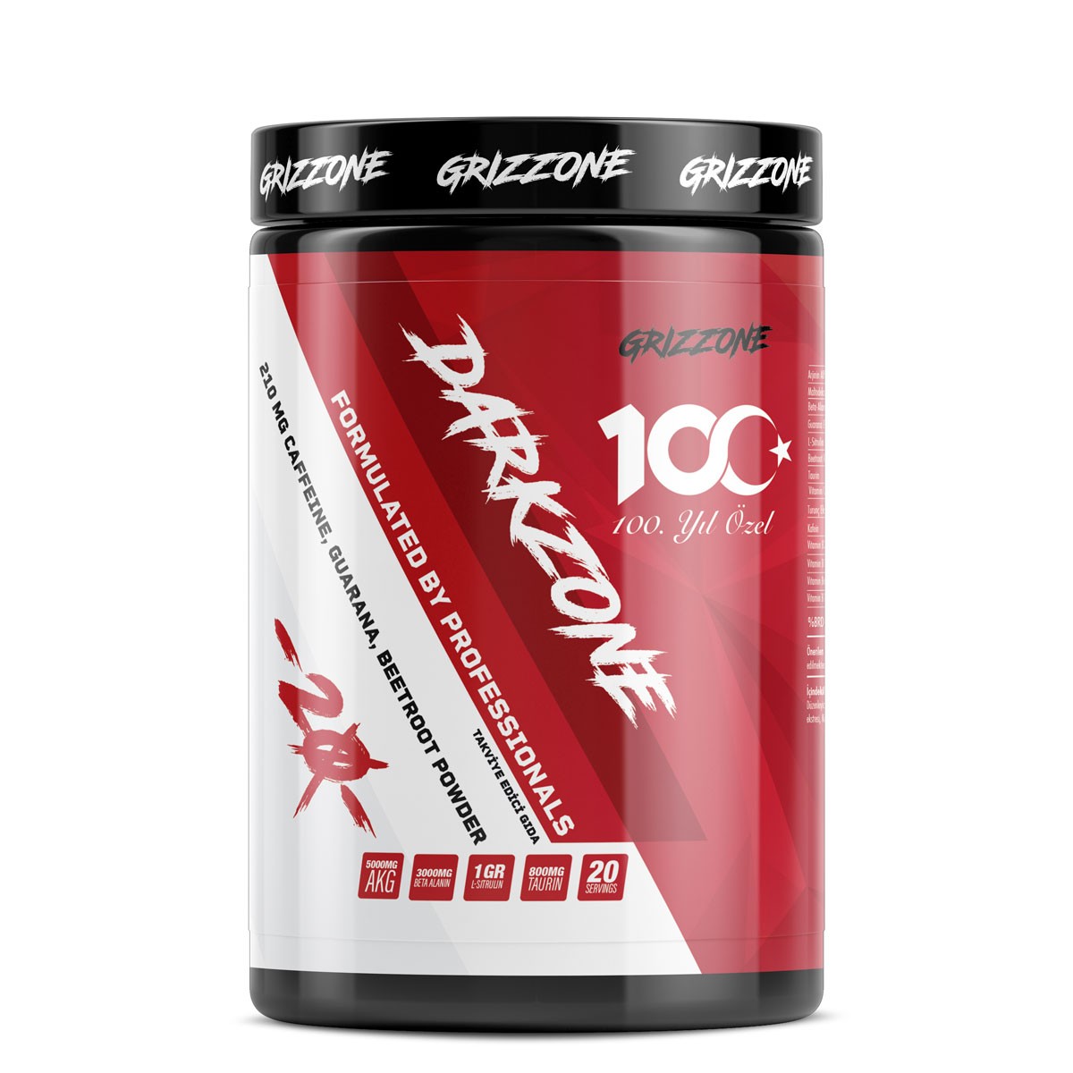 GRIZZONE DARKZONE PRE-WORKOUT 400 GR 100. YIL LIMITED EDITION