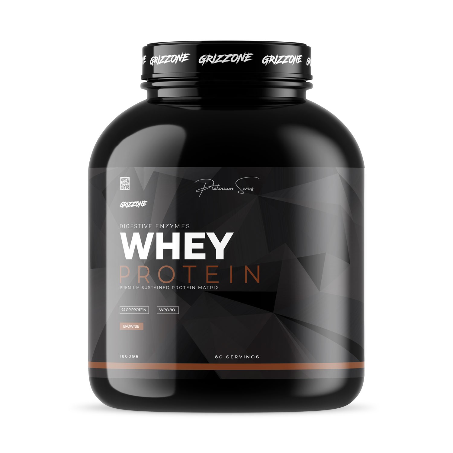 GRIZZY WHEY PROTEIN PRO WPC80 1800 GR 60 SERVIS