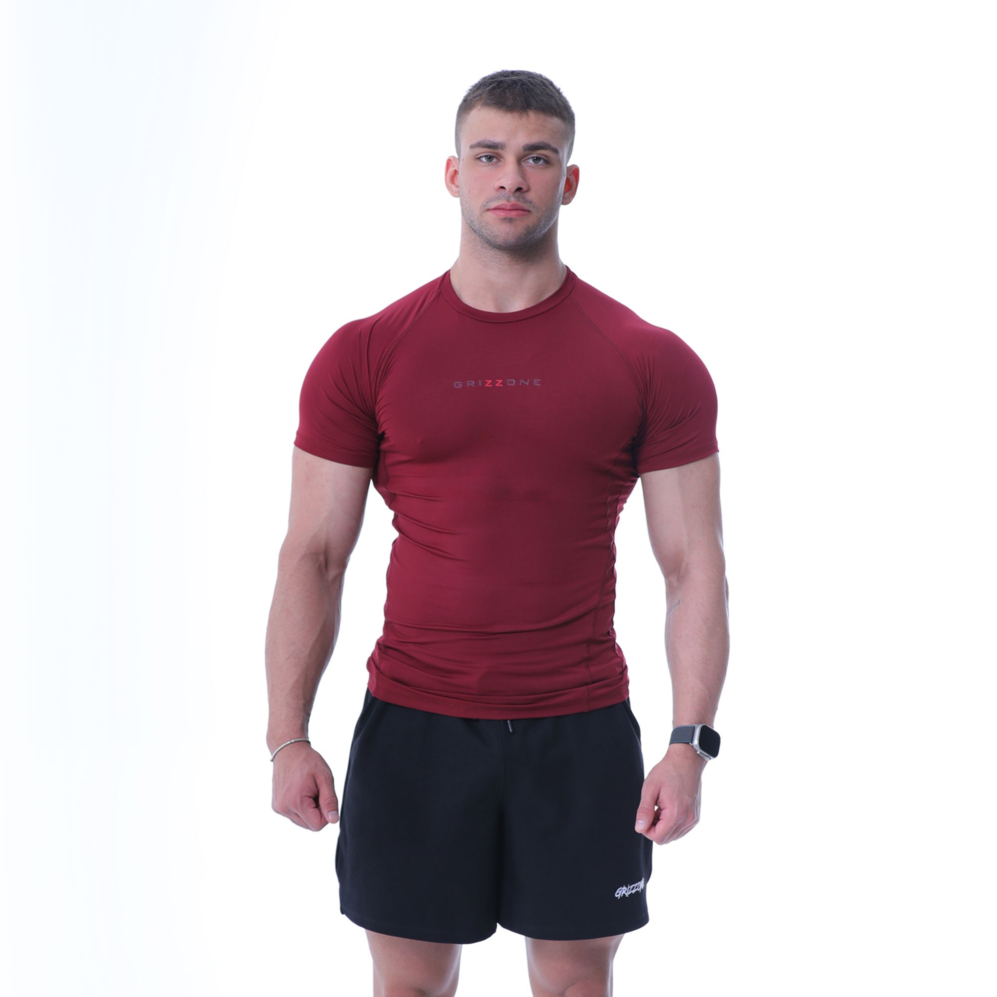 Grizzone Şekillendirici Compression Body (Erkek) - BORDO