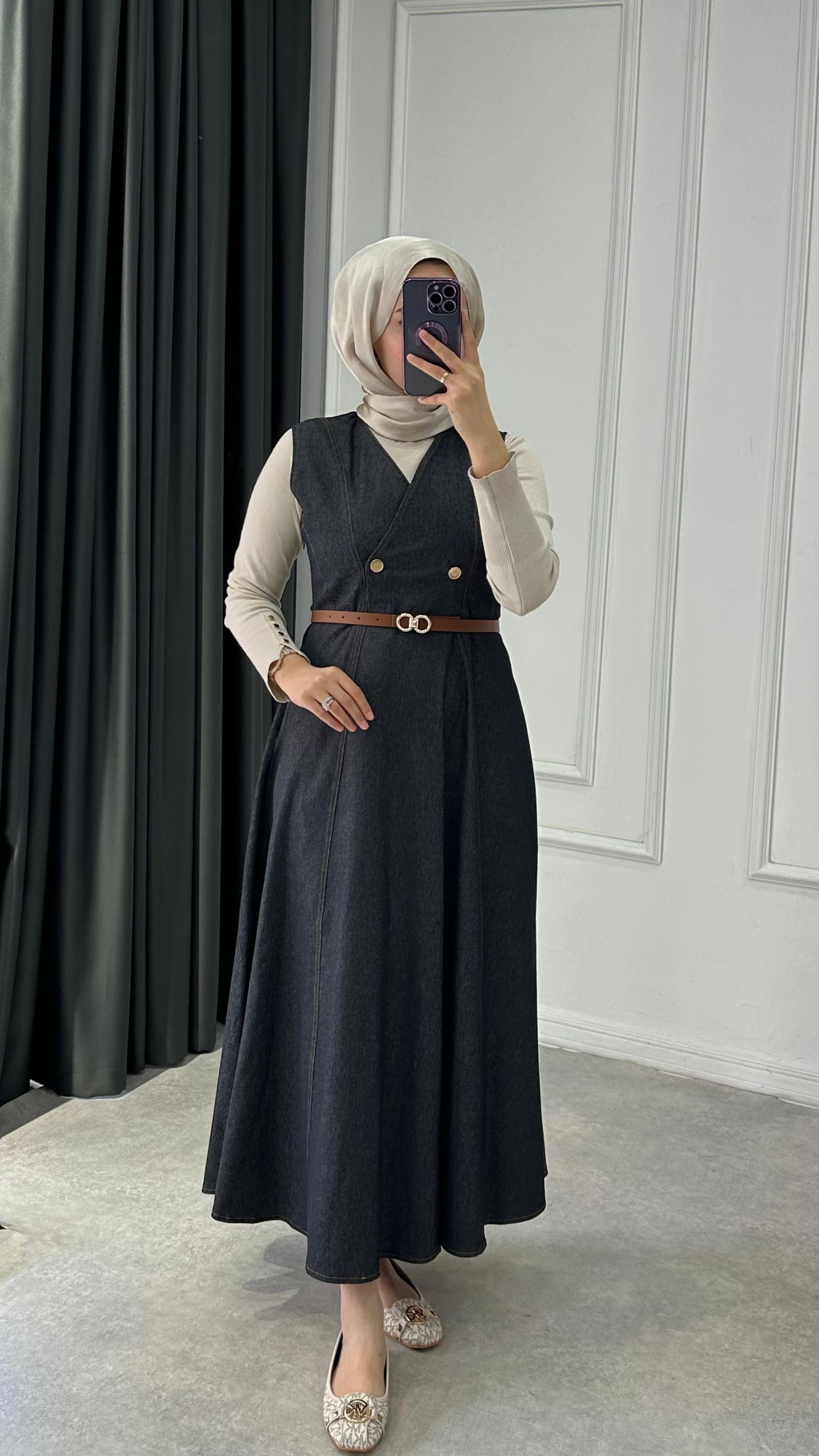 Kot Jile - Koyu Kot  Denim