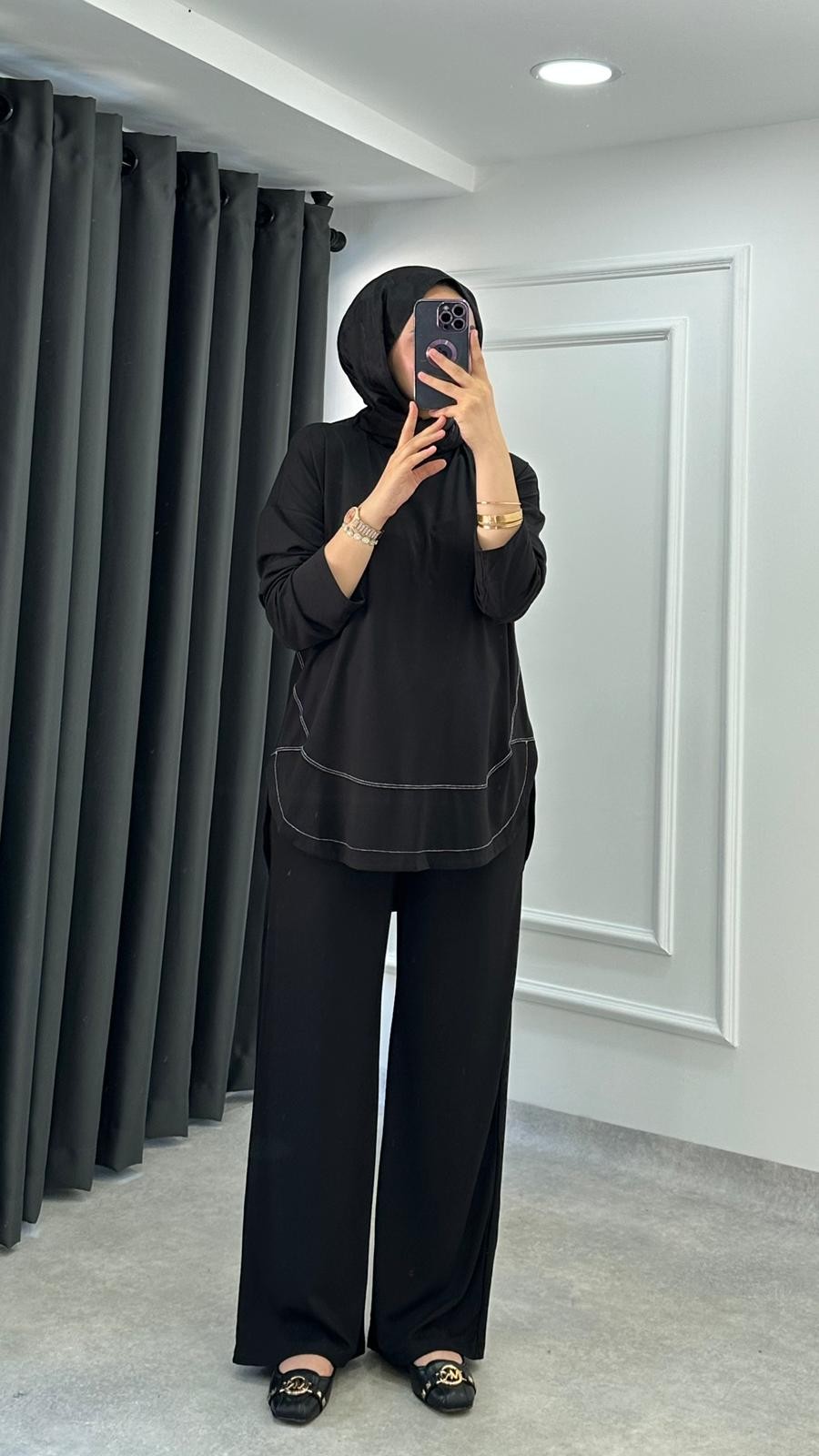 Mila  Oysh Takım  - Siyah
