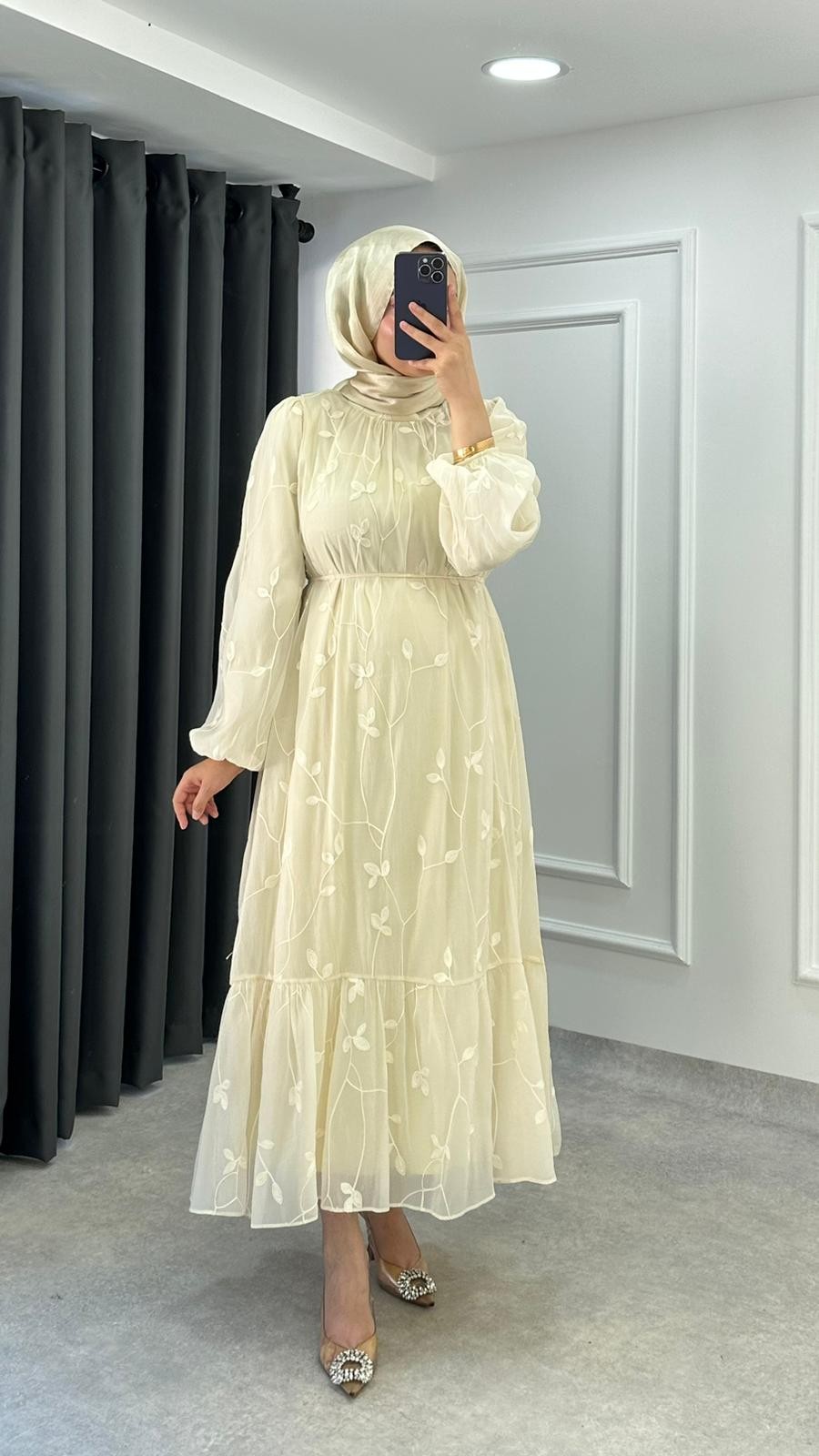 Reyhan Elbise - Bej