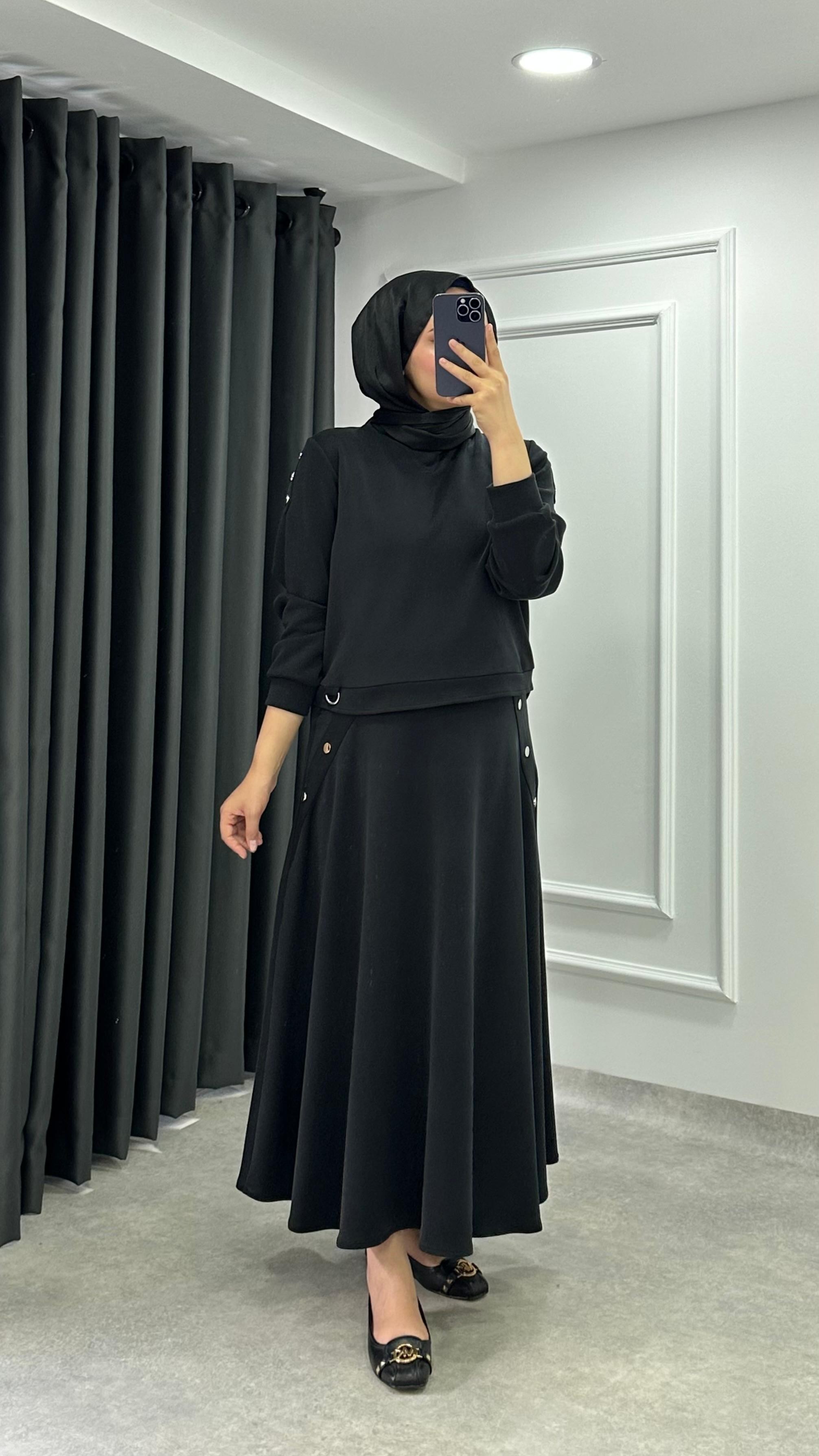 Nurgül Oysh Takım - Siyah