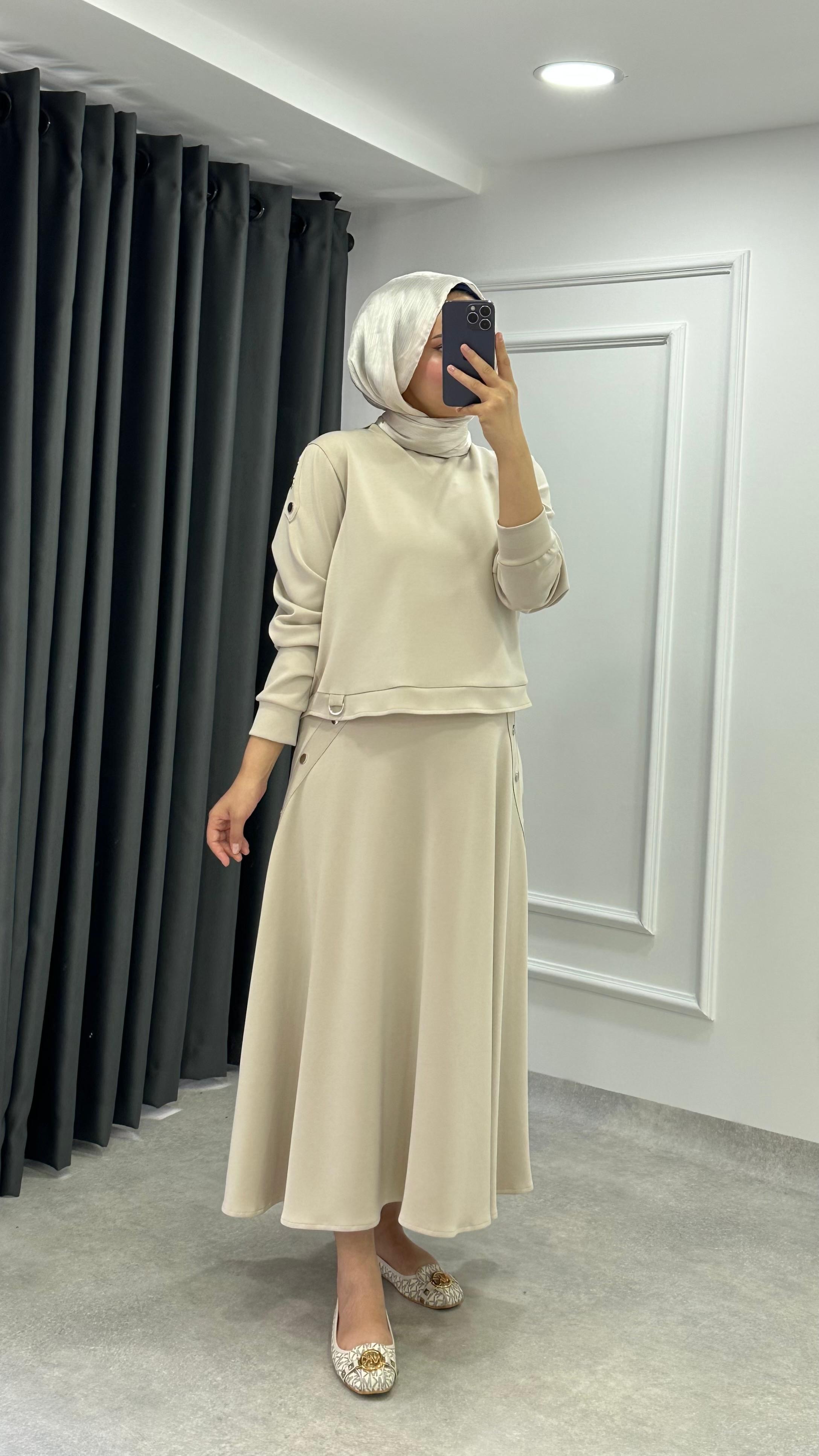 Nurgül Oysh Takım - Bej