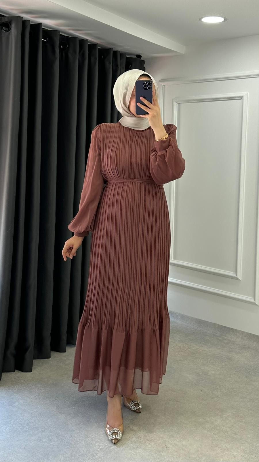 Sahra Elbise  - Camel
