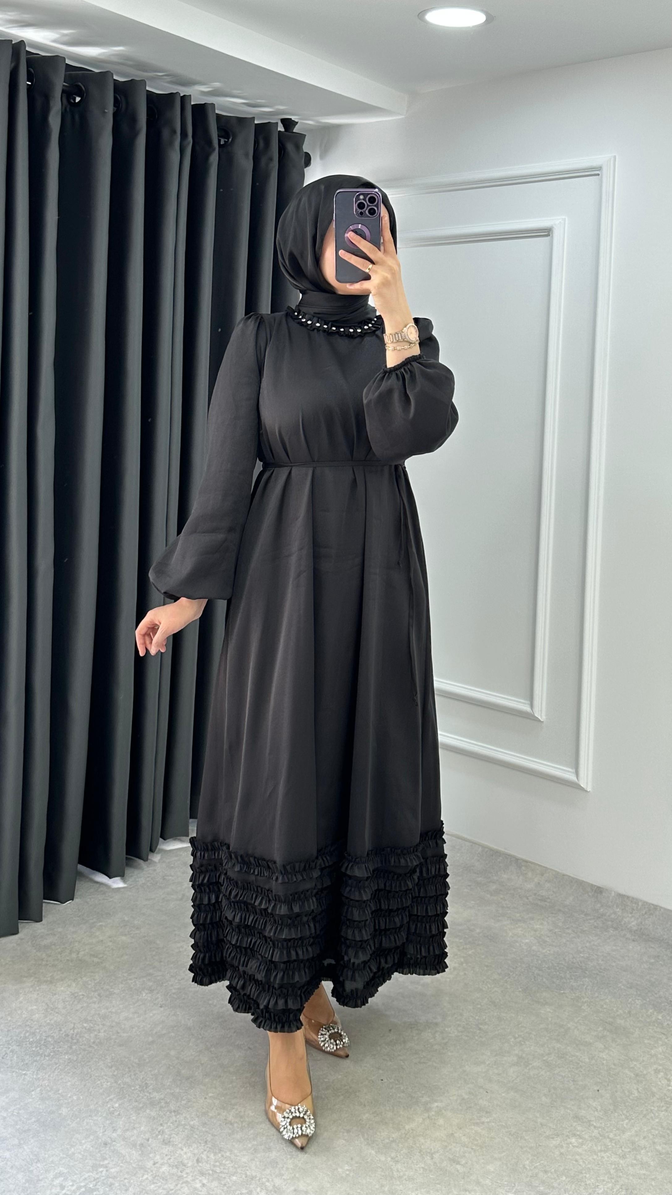 Hande Elbise  - Siyah
