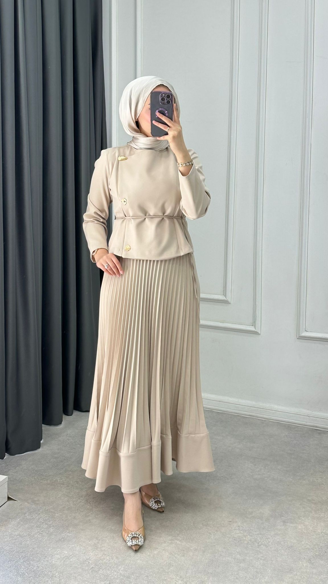 Sofia Takım  - Bej