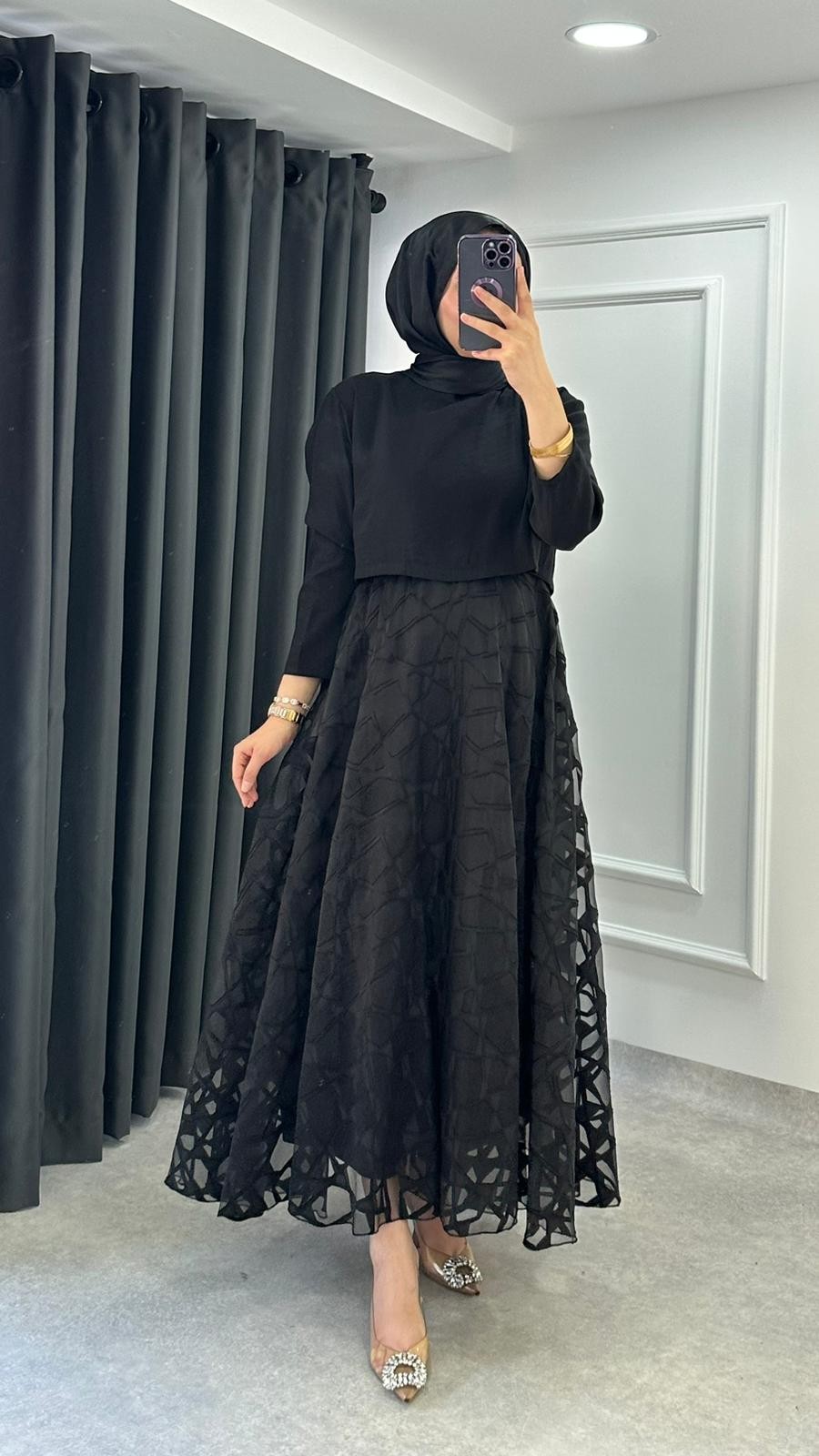 Almila Elbise - Siyah