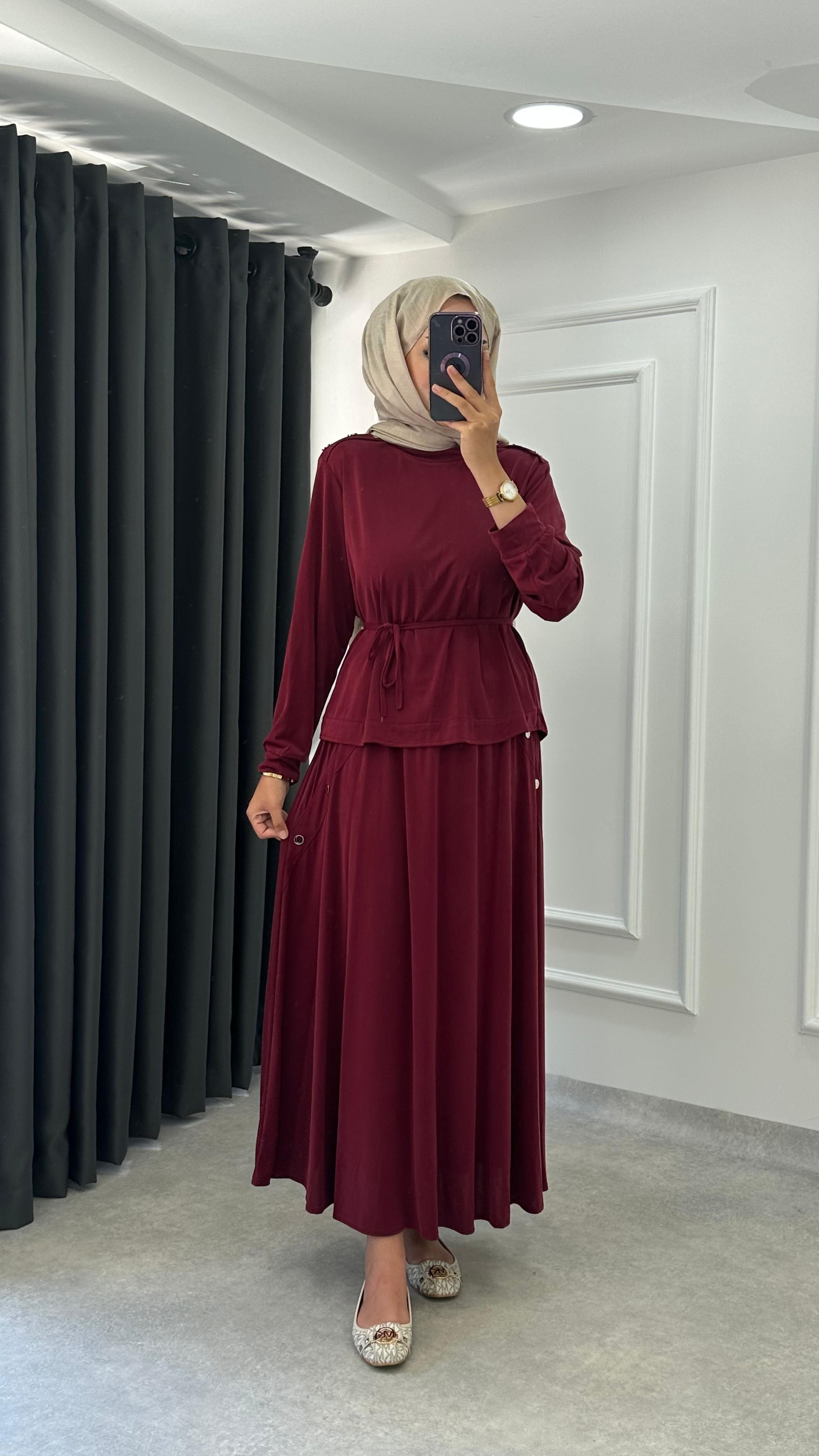 Oysh Etekli Takım  - Bordo