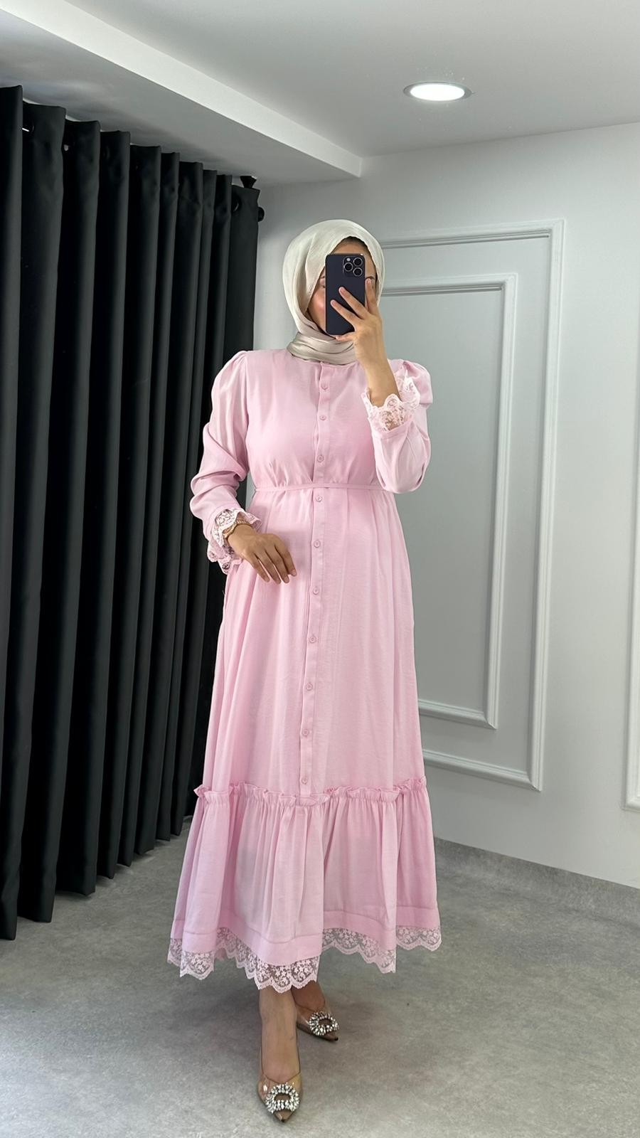 Diyana Elbise  - Pembe