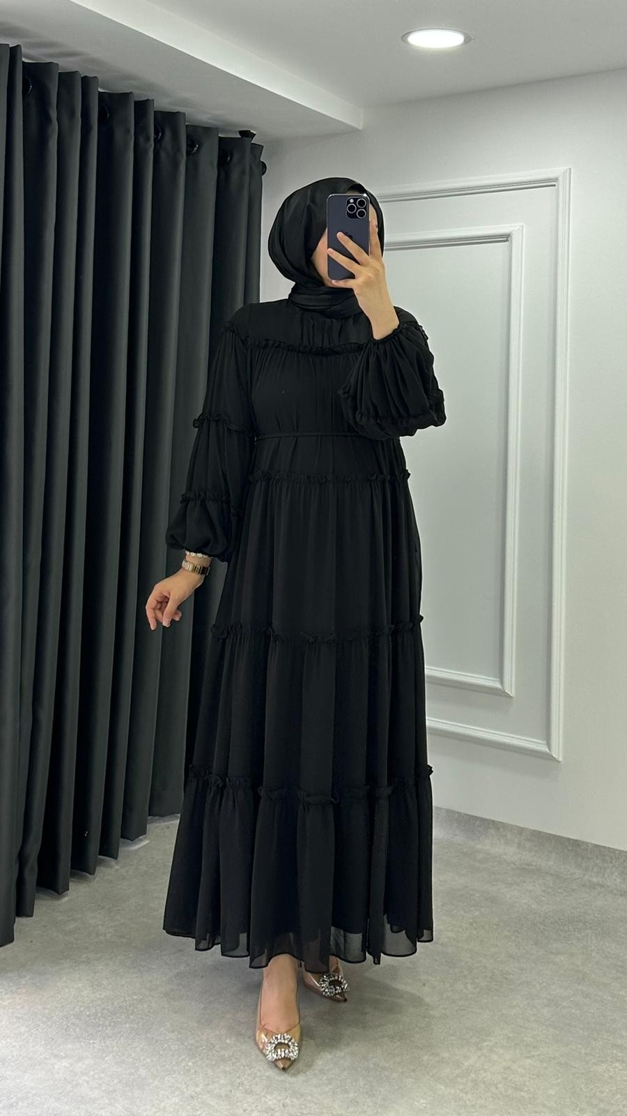 Rana Elbise  - Siyah