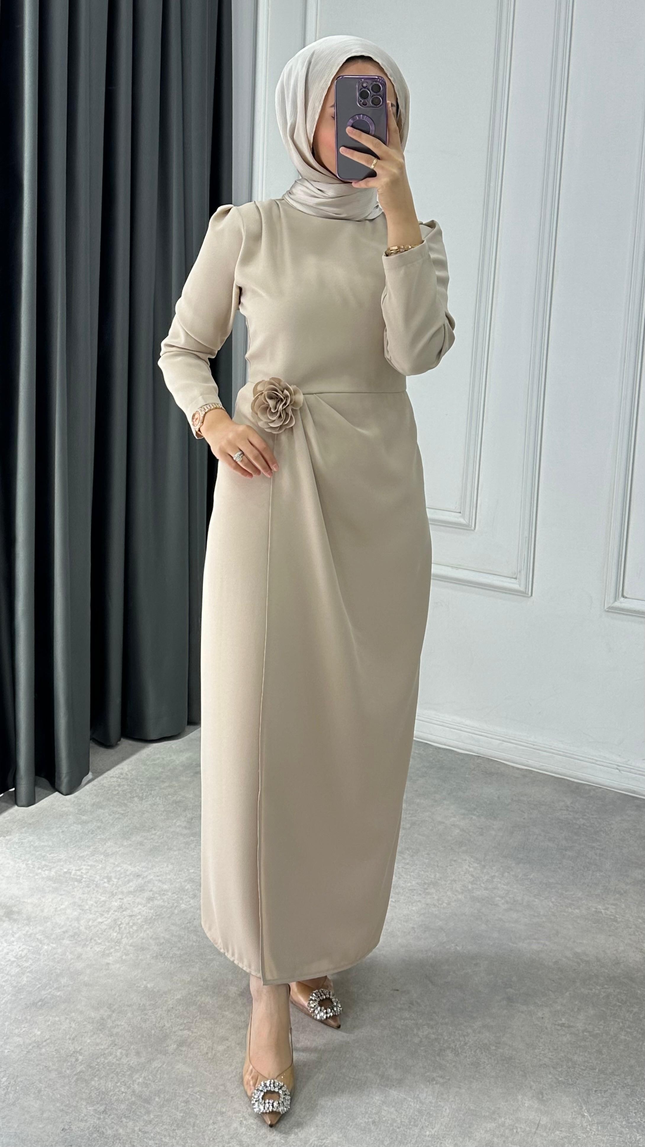 Fulya Elbise - Bej