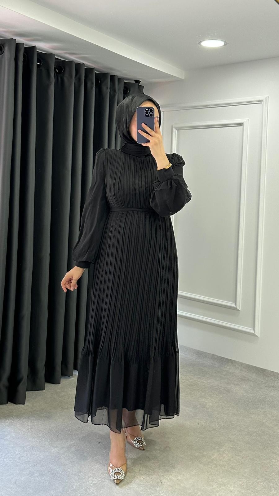 Sahra Elbise  - Siyah