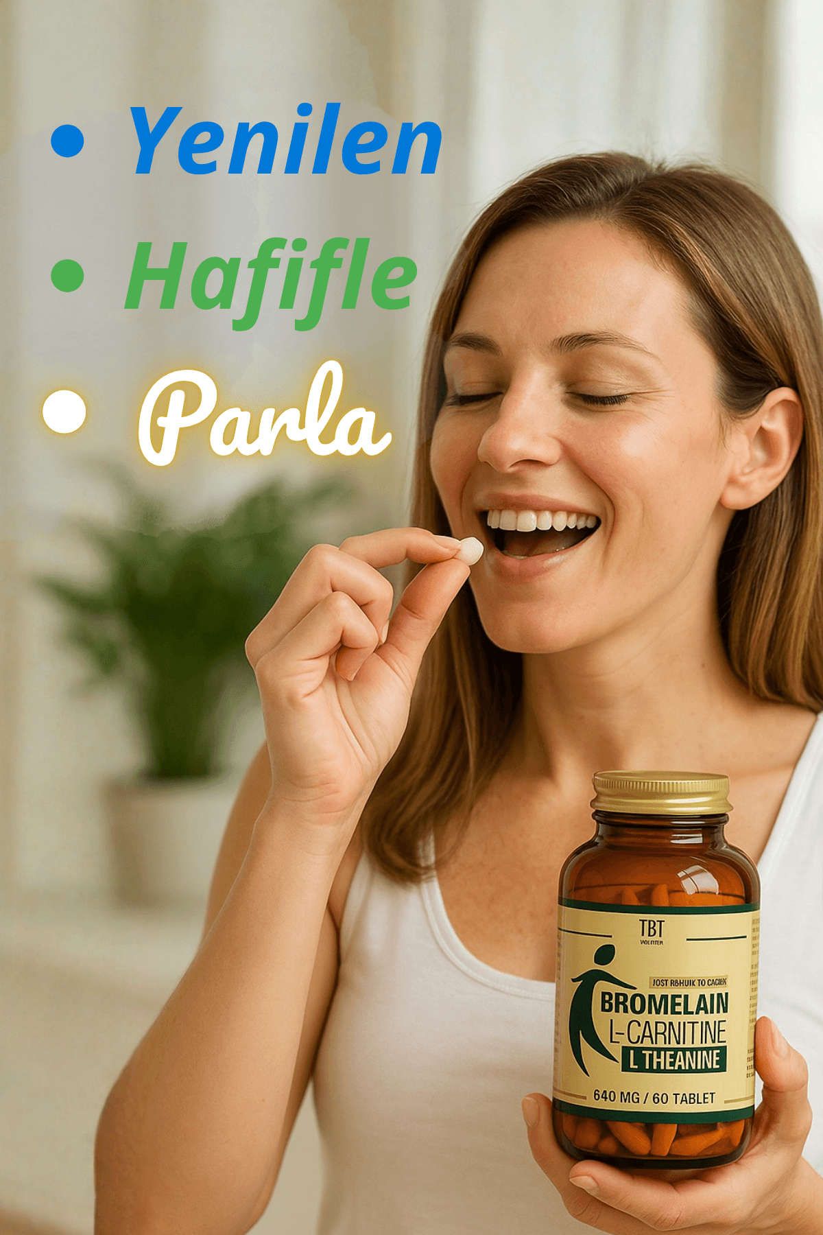 Bromelain + L-Carnitine Ödem Atıcı ve Yağ Yakıcı Yerli Tablet – GMP / Helal Sertifikalı