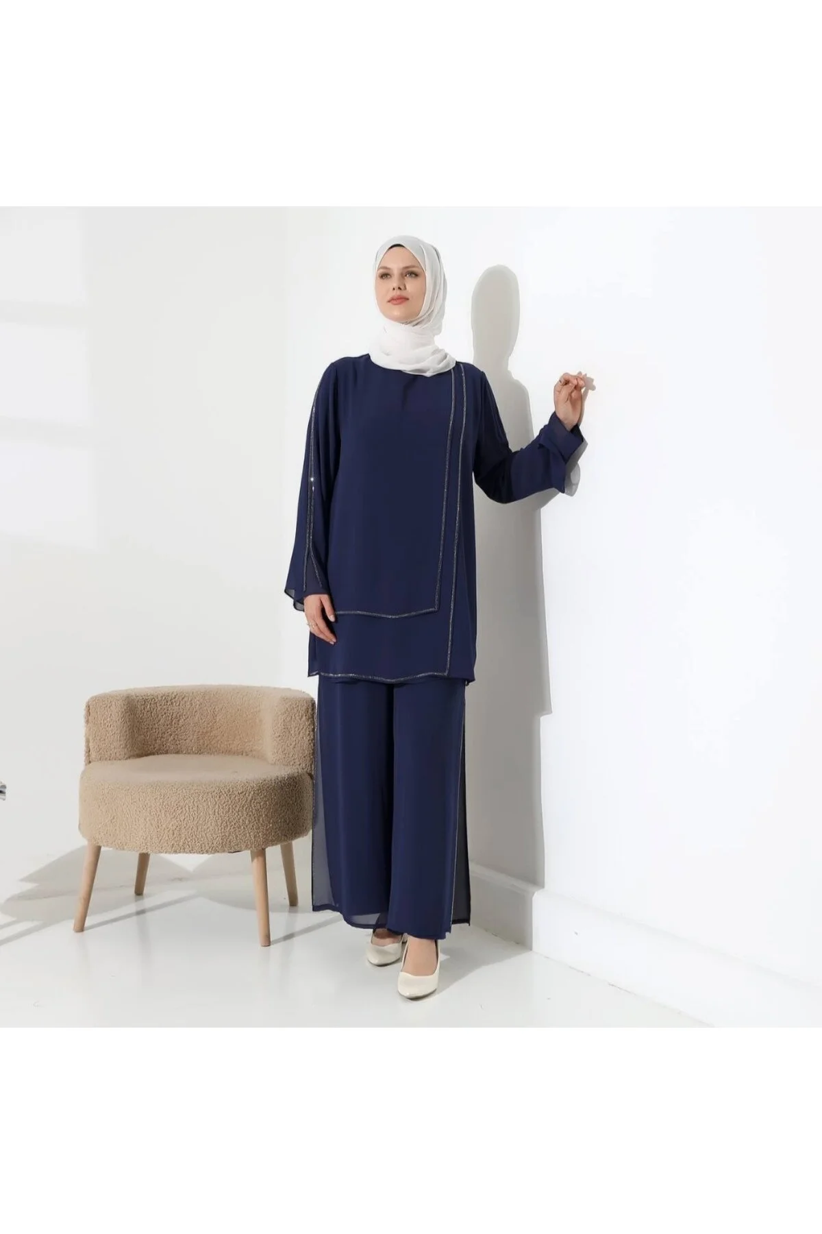 Şifon düğünlük p.takım