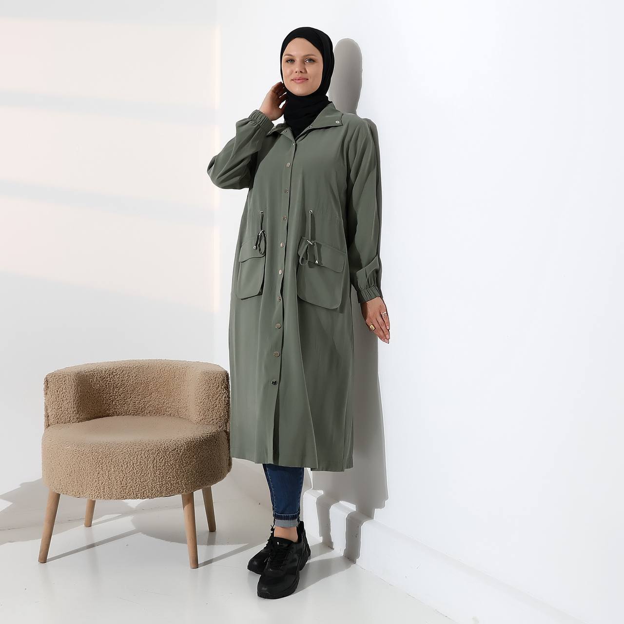 Modal kupra çıt çıtlı kap