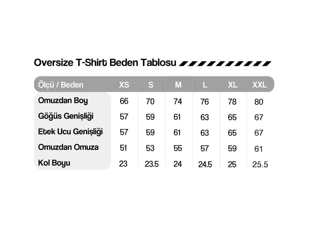 Beden Tablosu