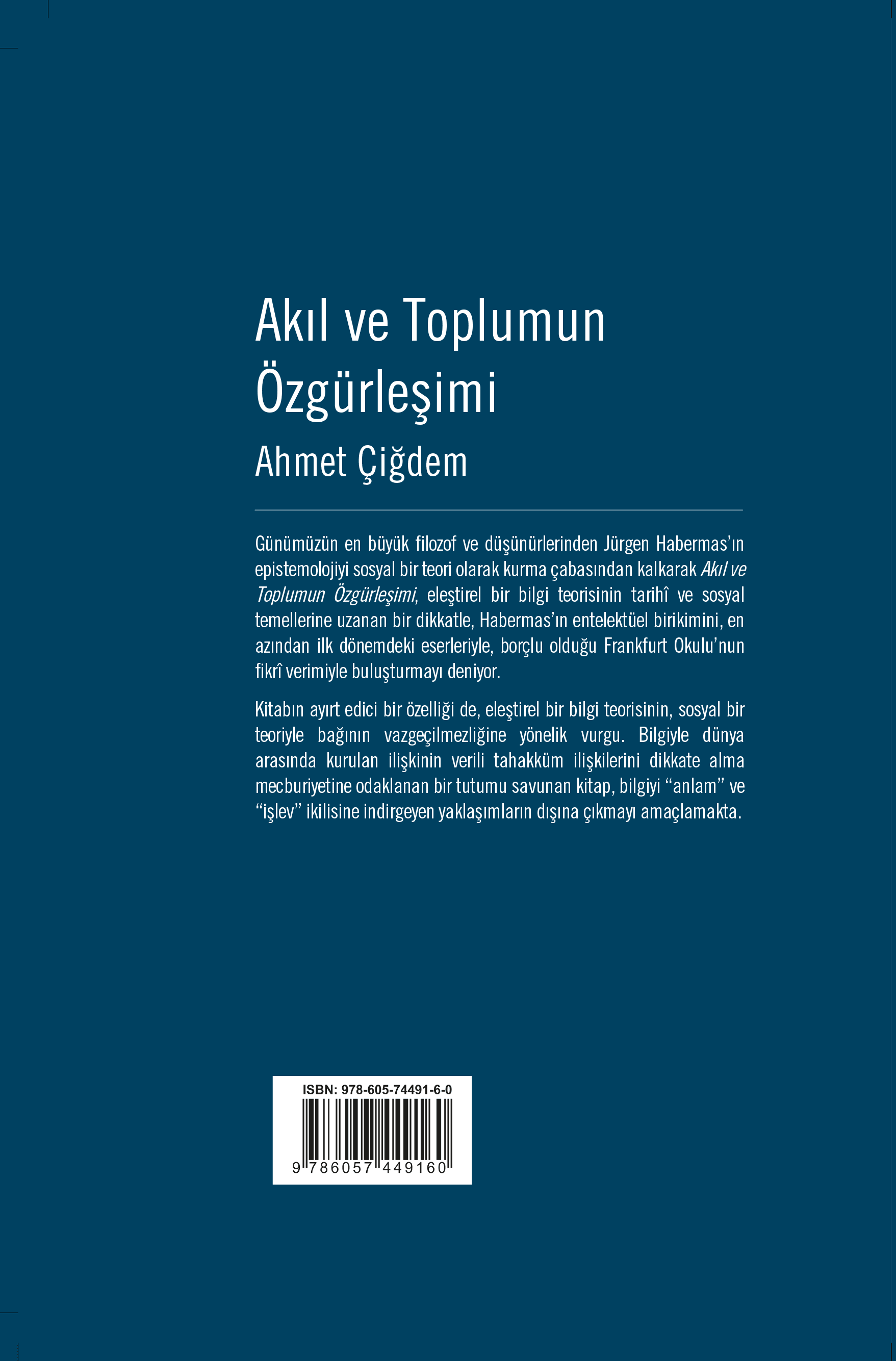 Akıl ve Toplumun Özgürleşimi