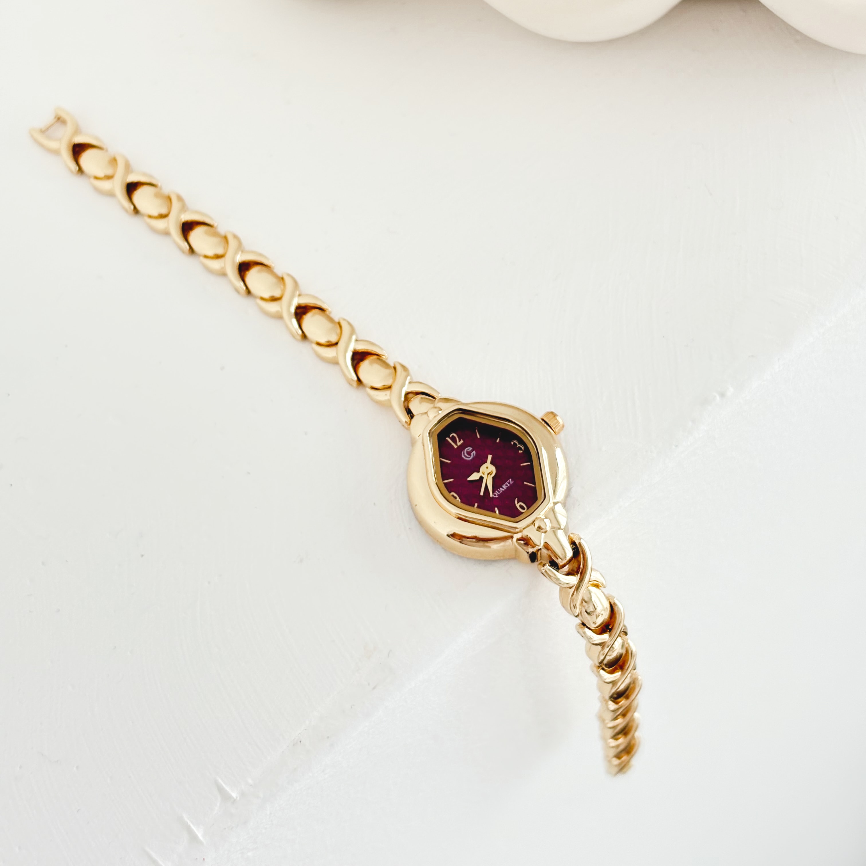 Nero Gold-Red Watch | Saat