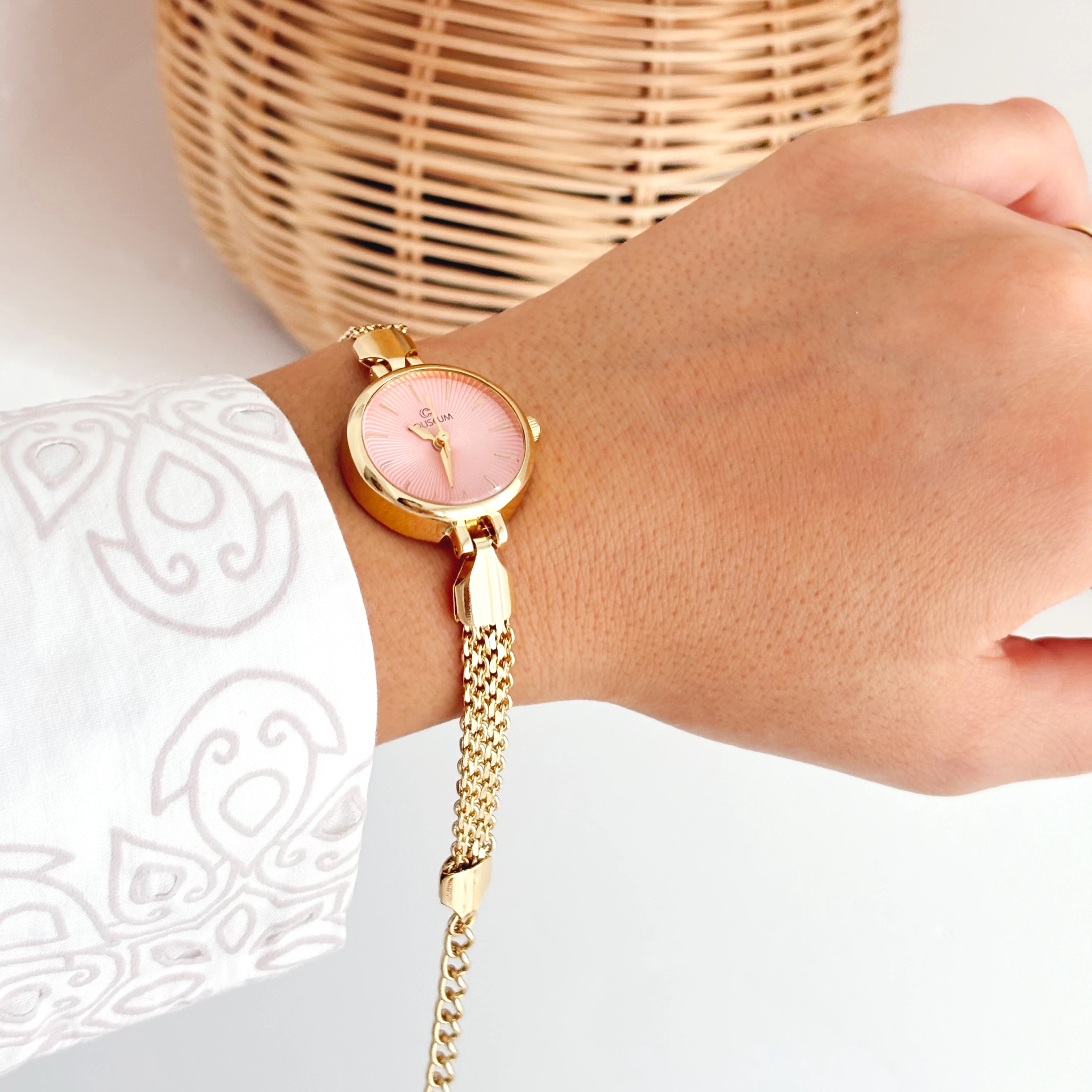 Leo Gold-Pink Watch | Saat