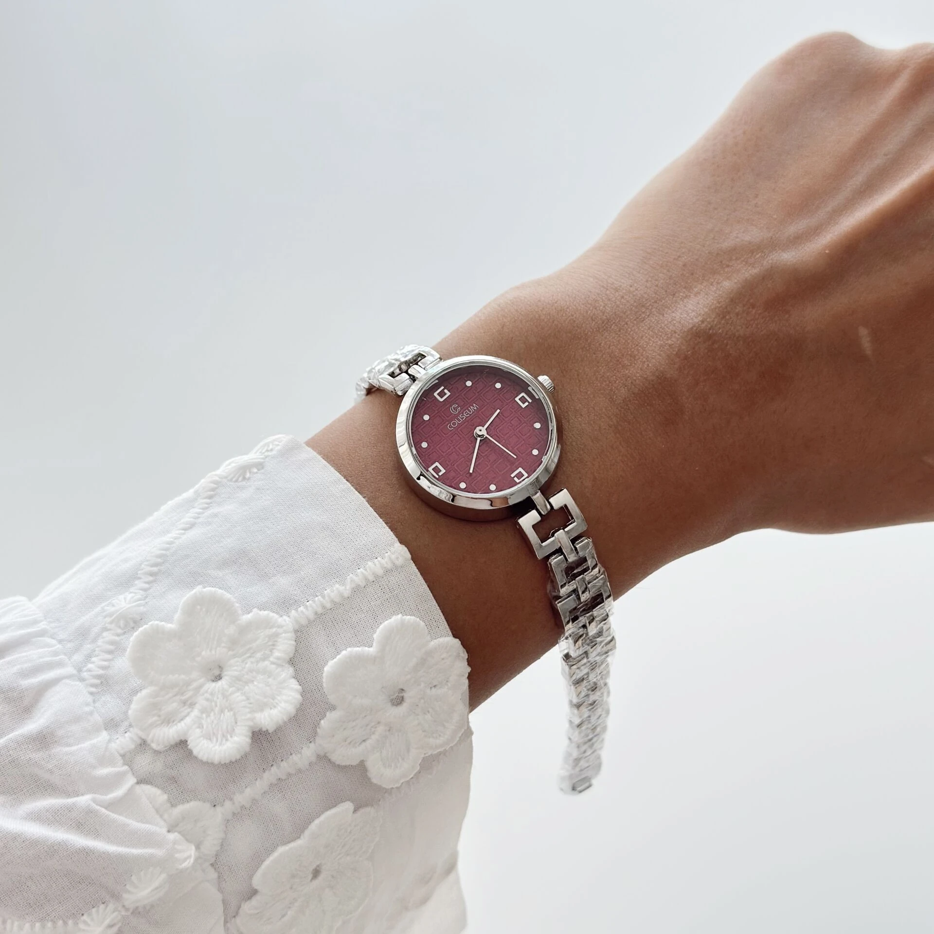 Rocha Grey-Red Watch | Saat