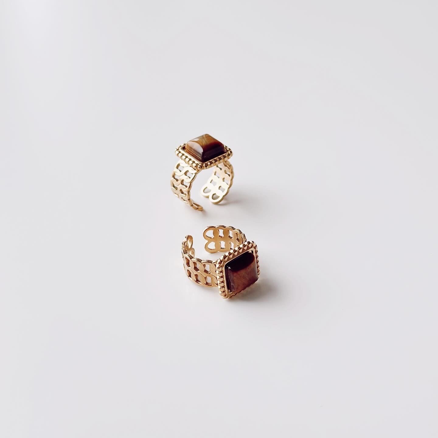 Tiger Steel Ring / Çelik Yüzük