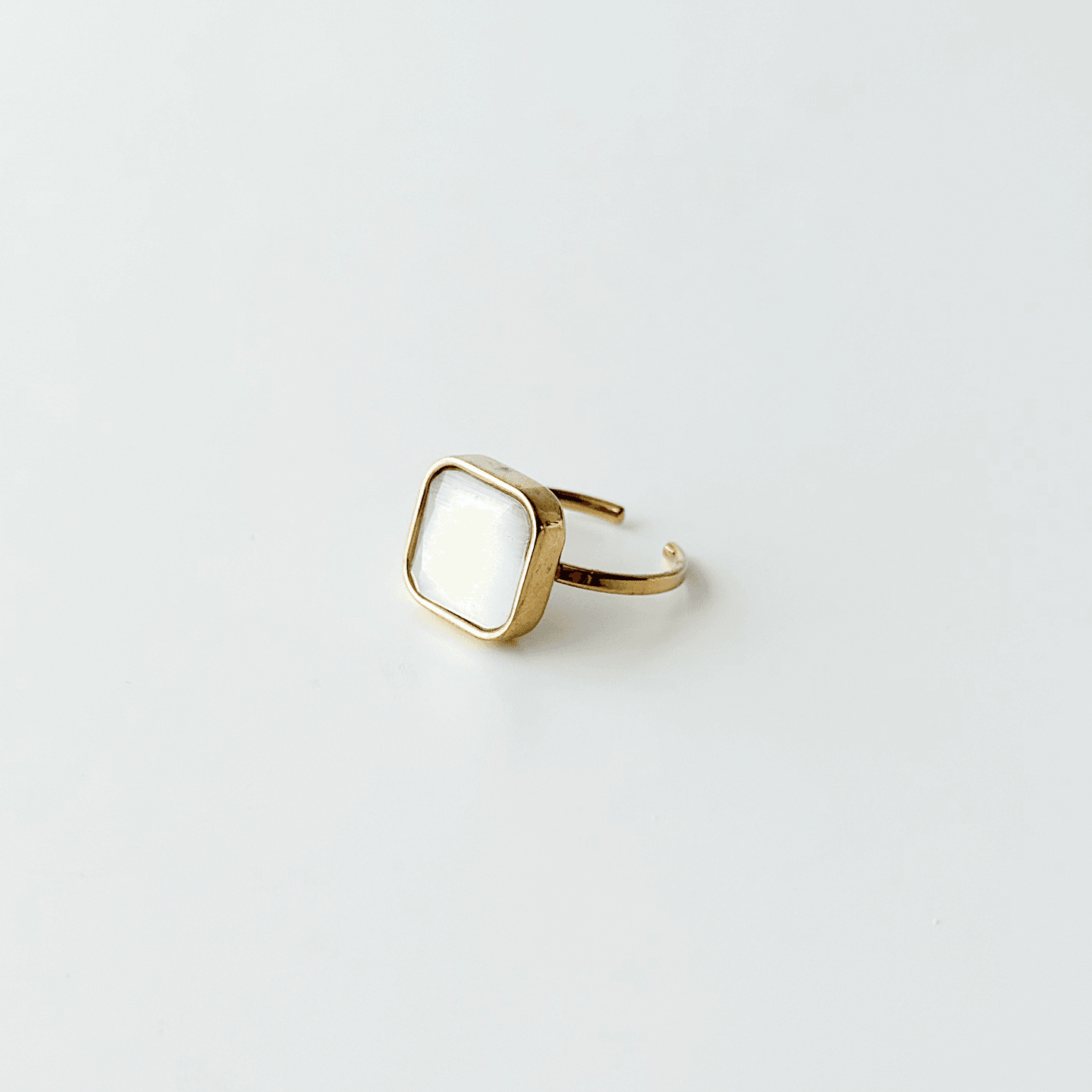 Cream Steel Ring / Çelik Yüzük