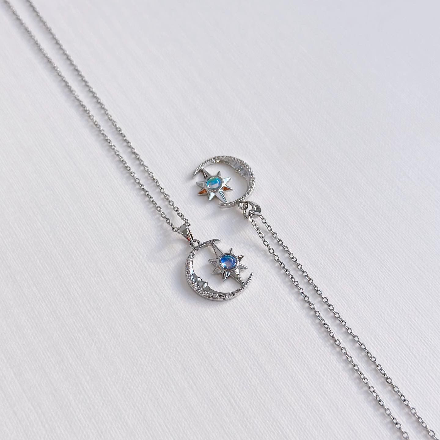 Sunmoon Steel Necklace