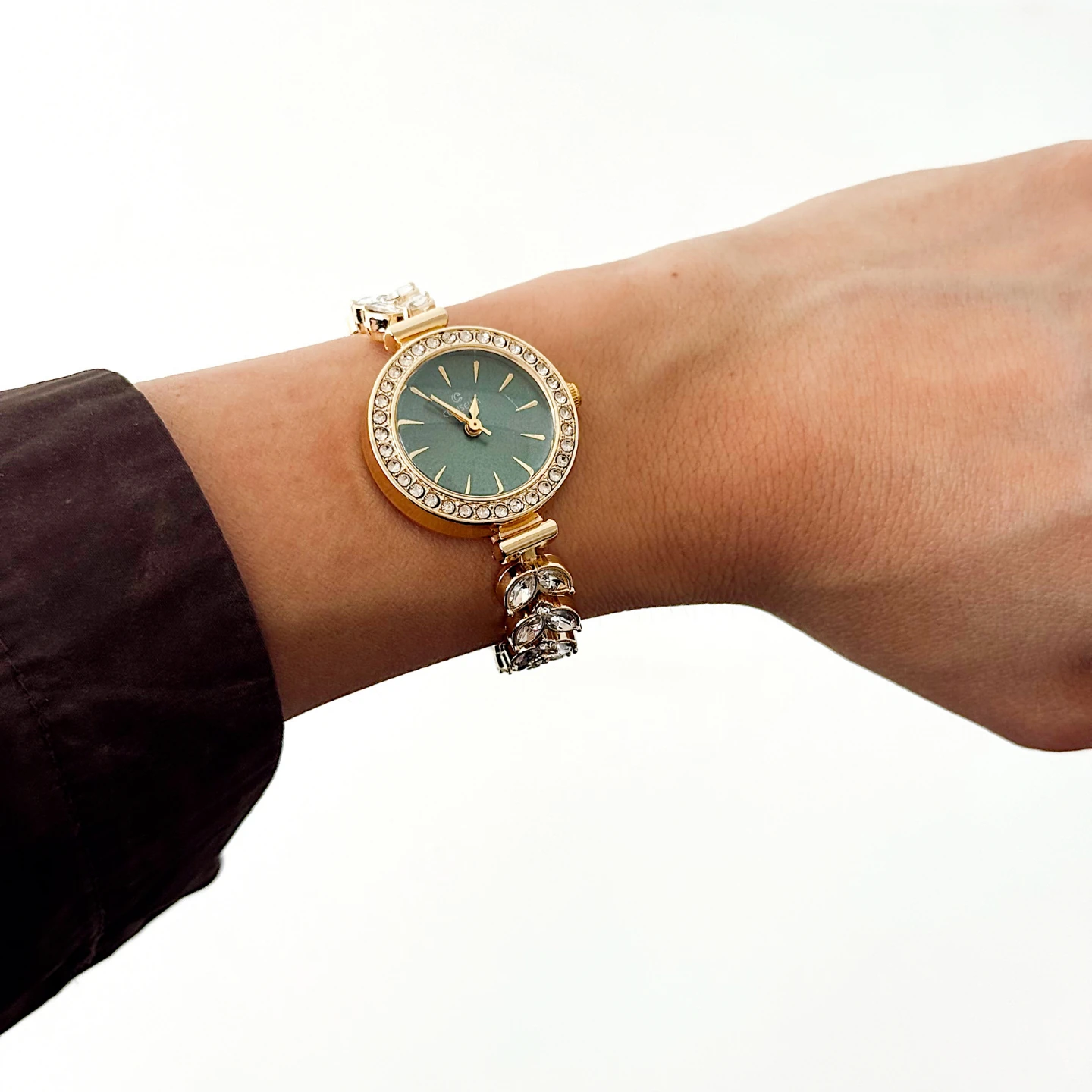 Nox Gold-Green Watch | Saat