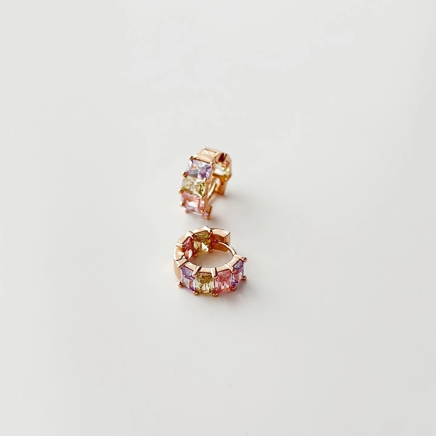 Mini Rainbow Steel Earring | Çelik Küpe