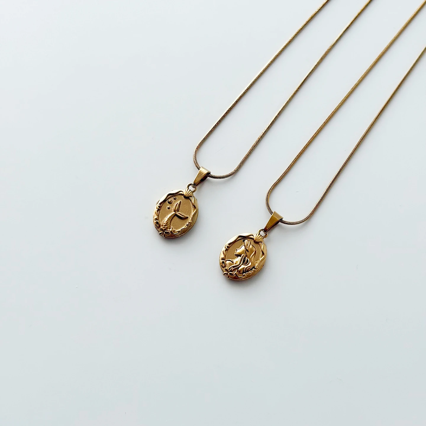 Mermaid Steel Necklace | Çelik Kolye