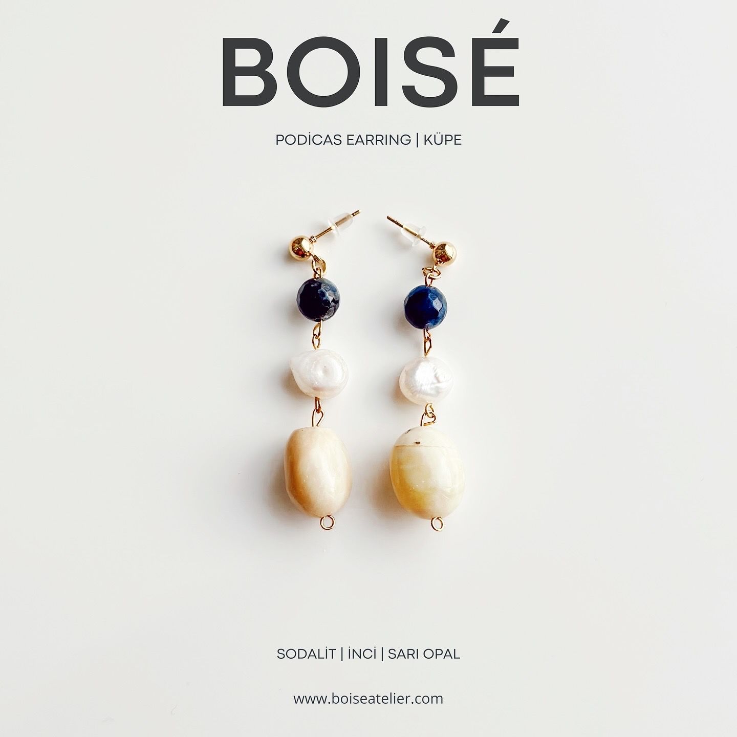 Podicas Steel Earring | Küpe