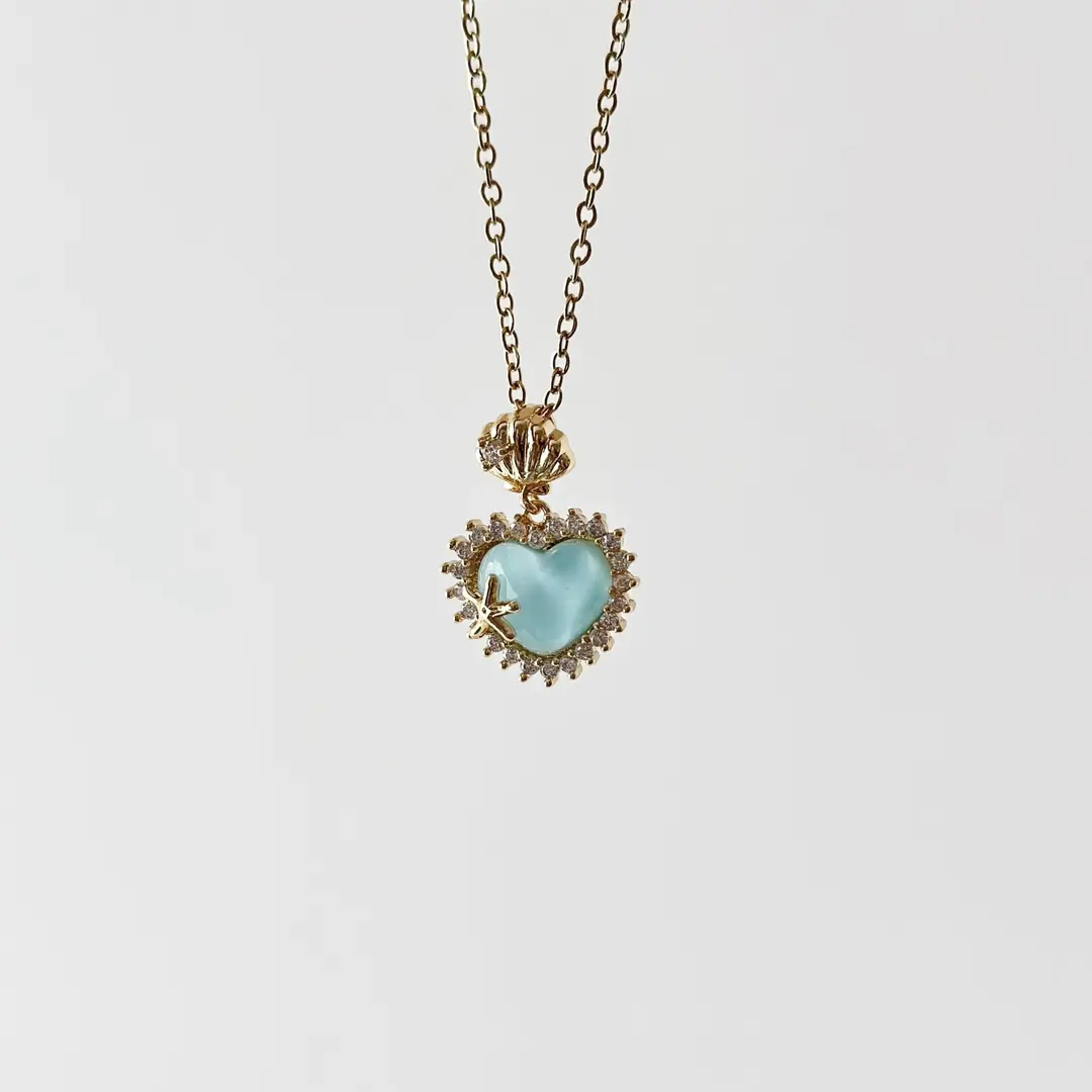 Love Shell Steel Necklace | Çelik Kolye - Boise Atelier