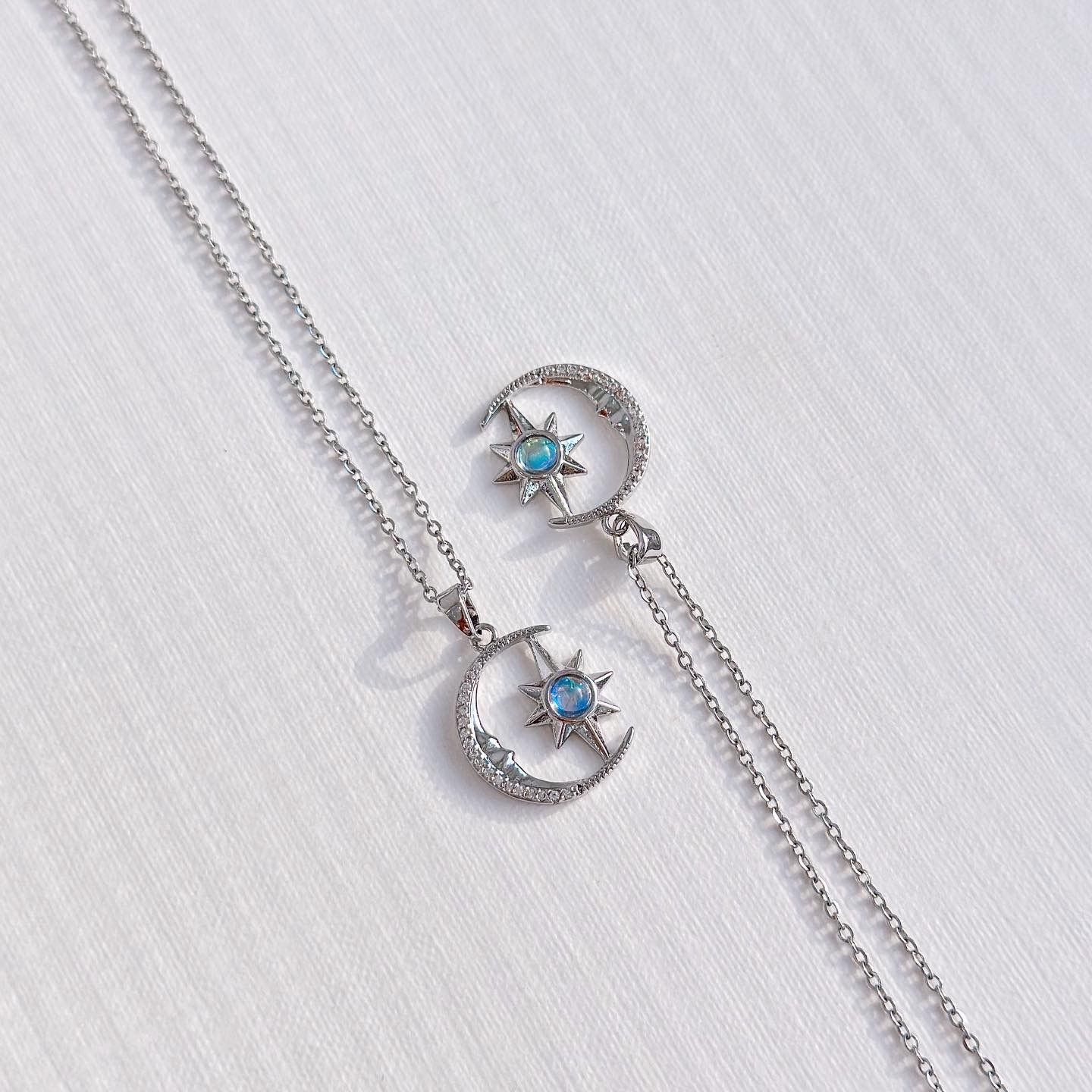 Sunmoon Steel Necklace