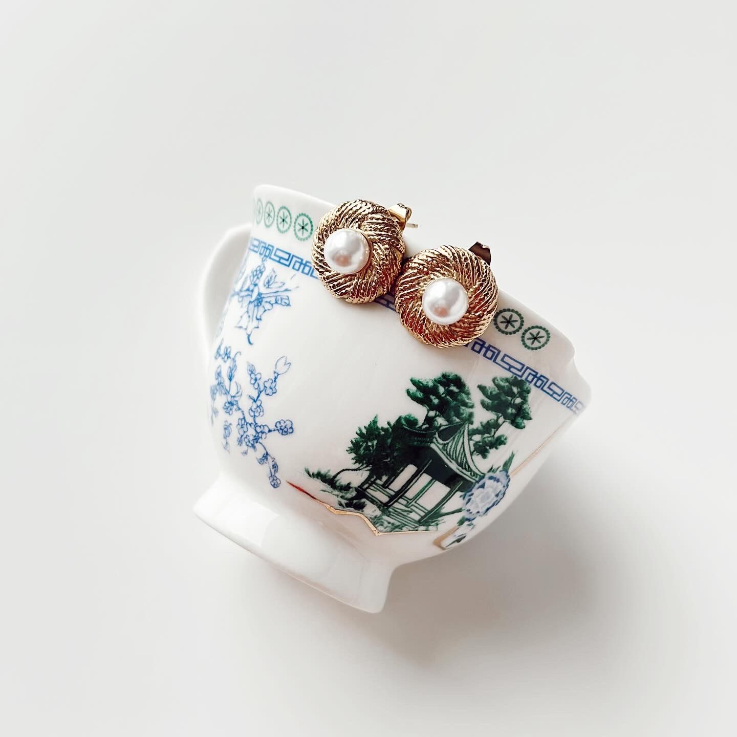 Mini Pearl Xuping Steel Earring | Çelik Küpe