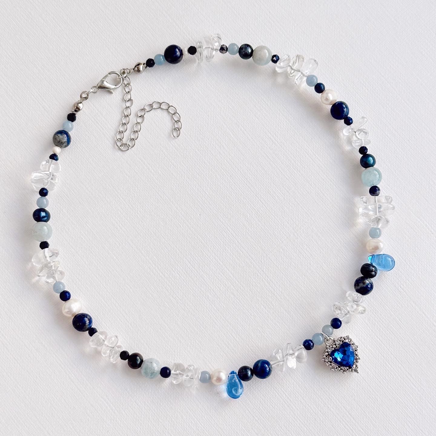 Ocean Heart Necklace / Kolye
