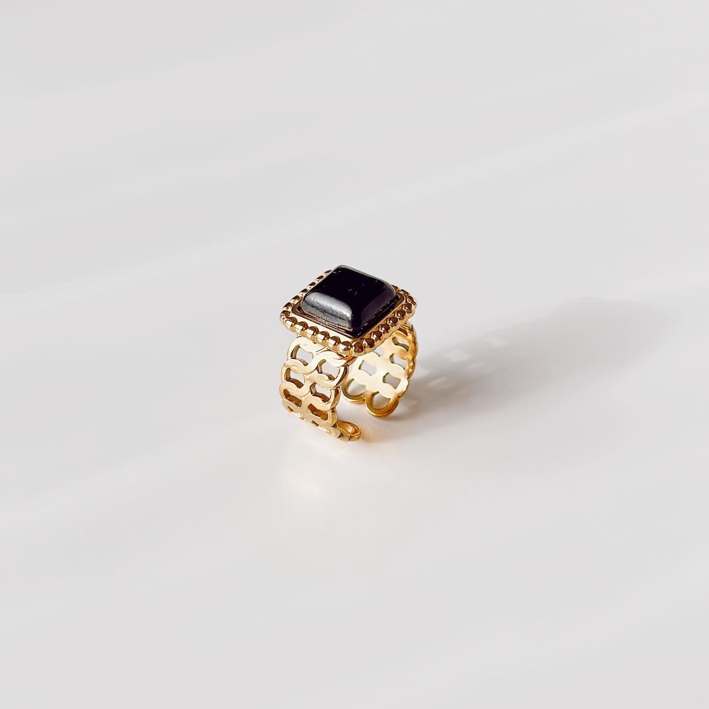 Onix Steel Ring / Çelik Yüzük
