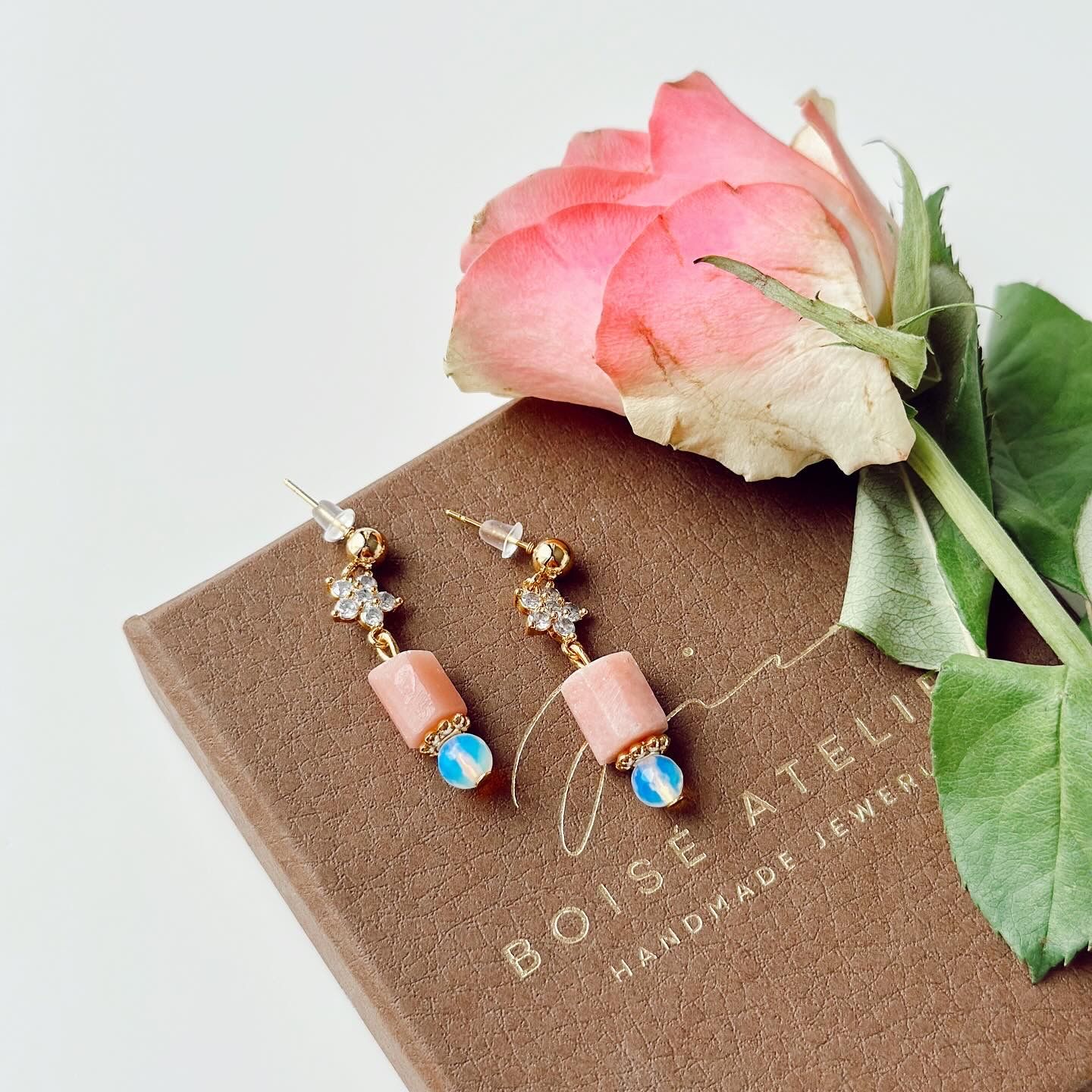 Pinks Steel Earring | Küpe