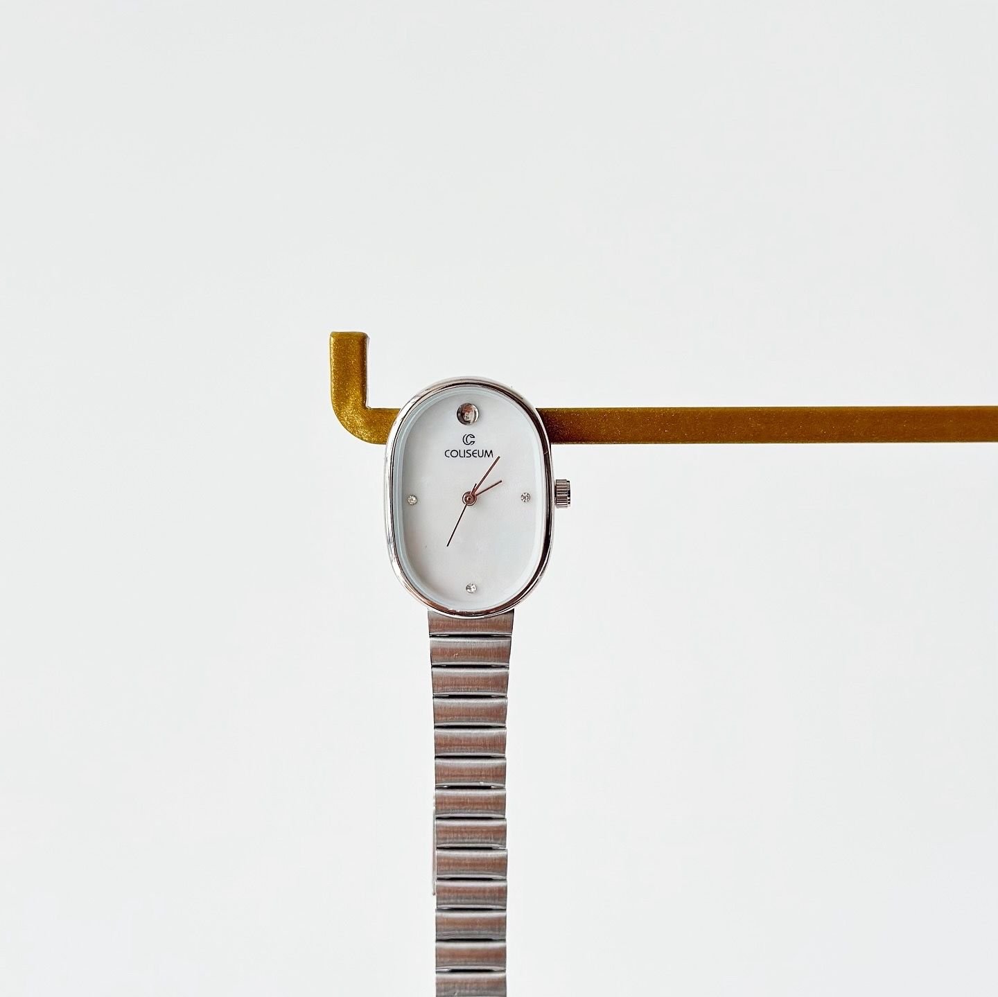 Vintage 20's Grey-White Watch | Saat