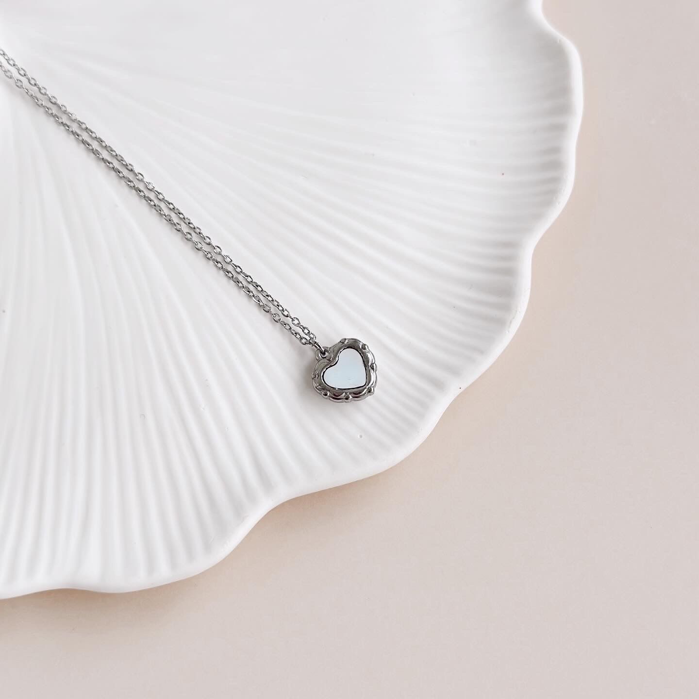 Anne Boleyn Grey Steel Necklace